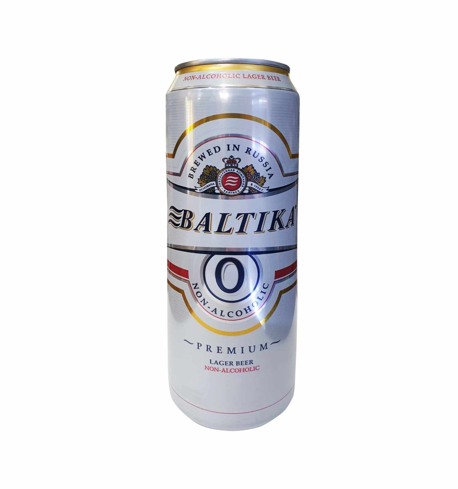 Bere blonda fara alcool Baltika, 0% alc., 0.45L, Rusia