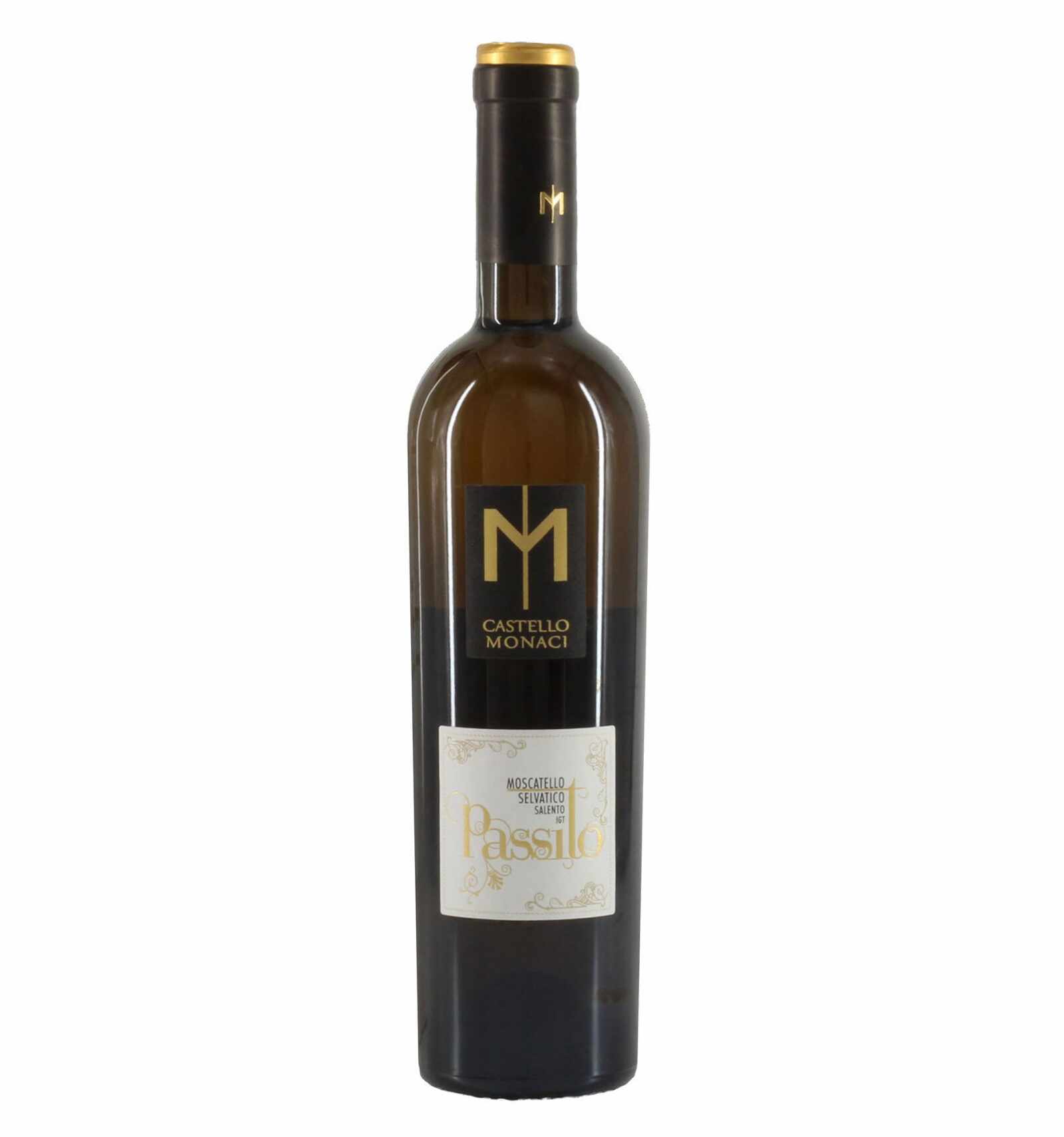 Vin alb dulce, Moscatello Selvatico, Castello Monaci Passito Salento, 0.5L, 13% alc., Italia