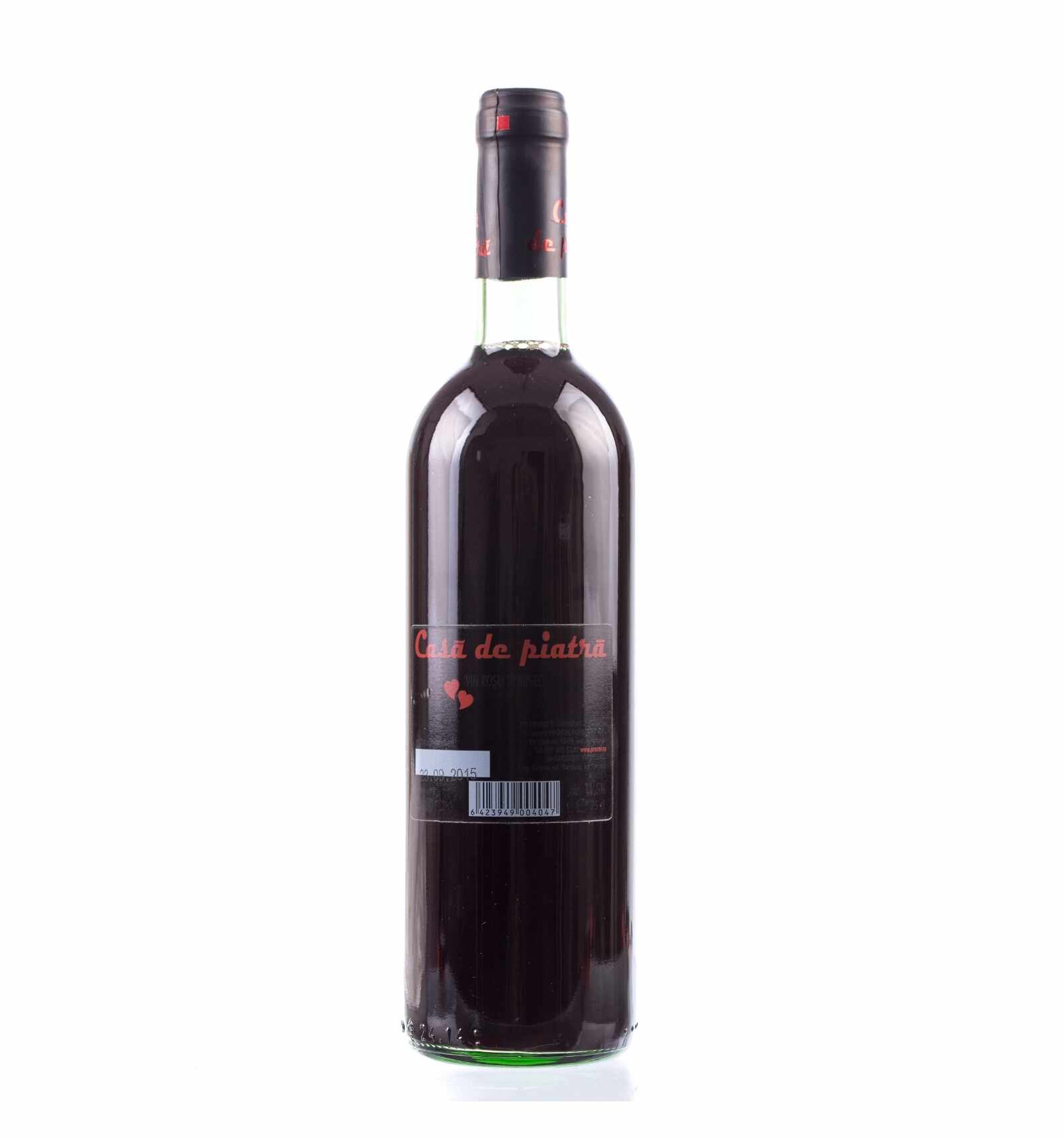 Vin rosu, Casa de Piatra Odobesti, 0.75L, 11.5% alc., Romania