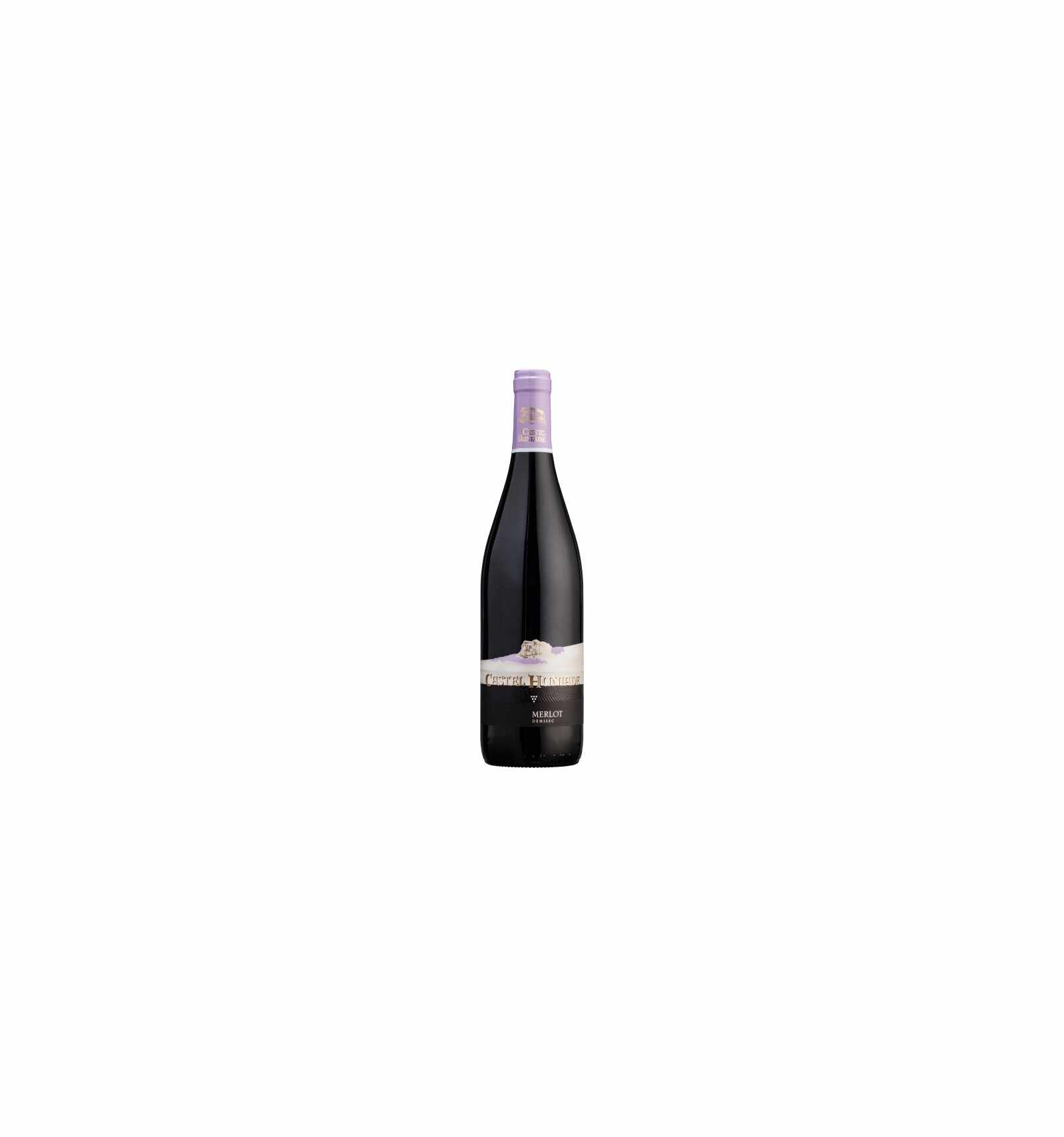 Vin rosu demidulce, Merlot, Castel Huniade Recas, 0.75L, 12.5% alc., Romania