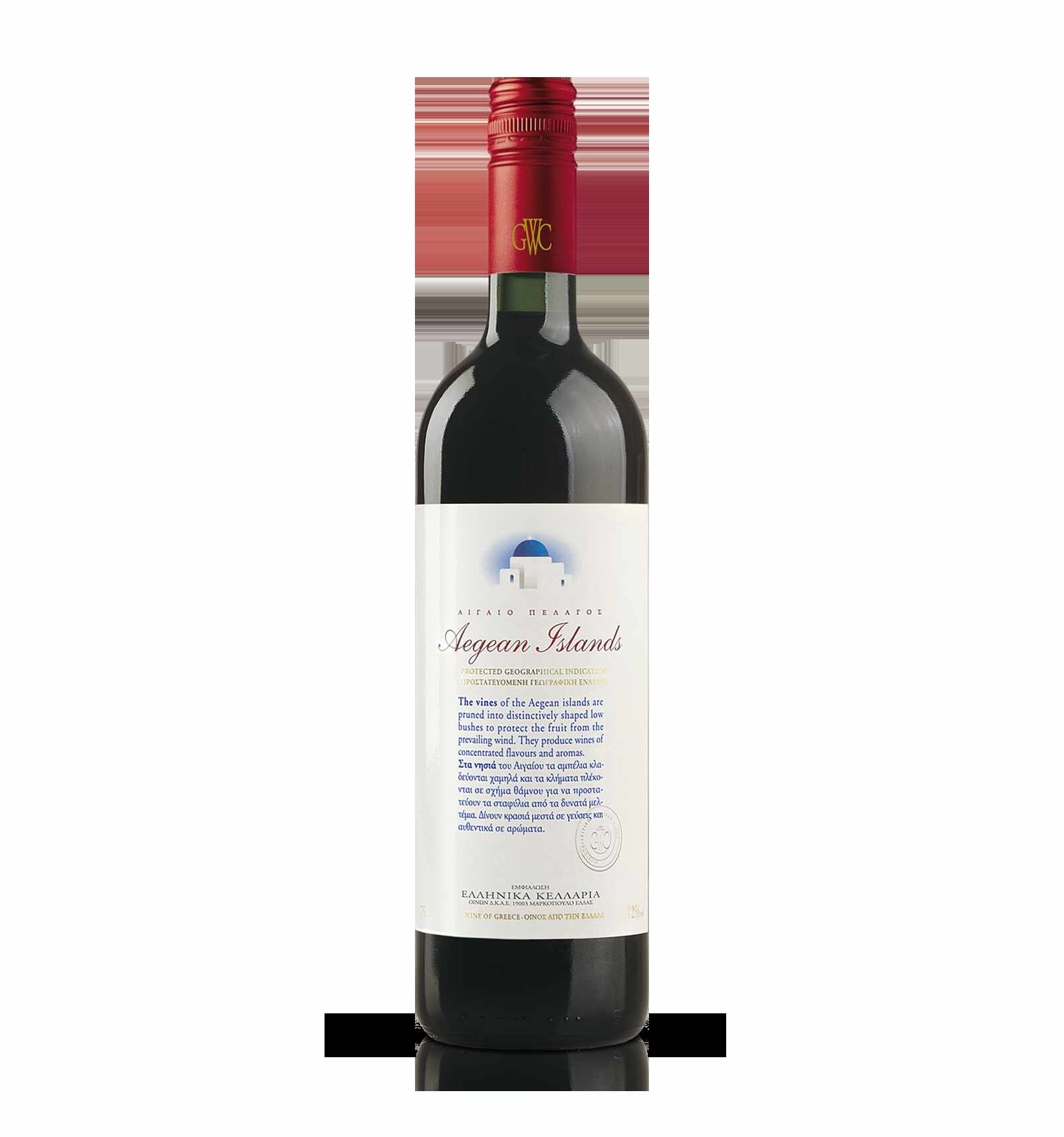 Vin rosu, Mandilaria, Aegean Islands, 0.75L, 14% alc., Grecia