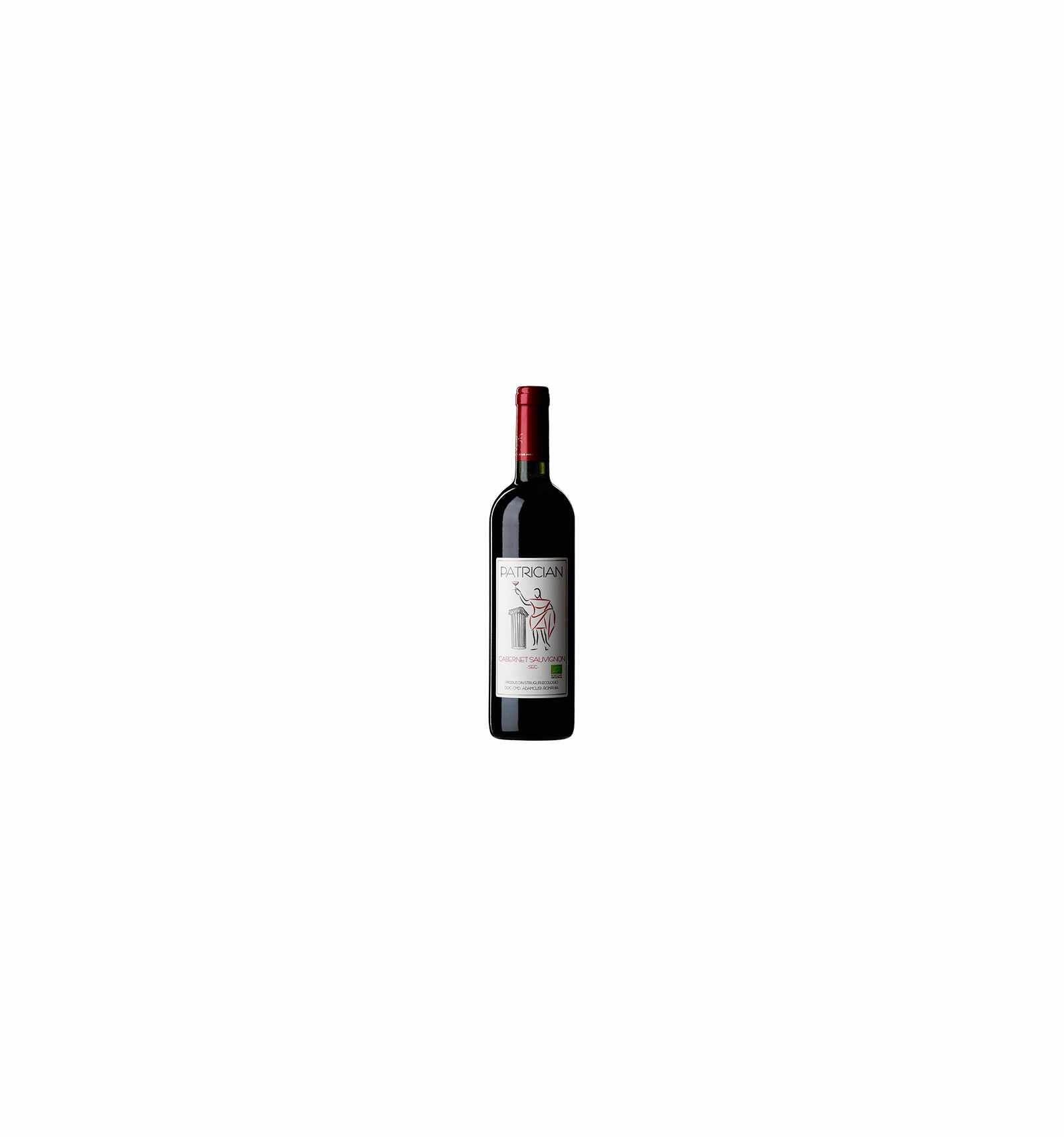 Vin rosu sec, Cabernet Sauvignon, Patrician Adamclisi, 0.75L, 13% alc., Romania