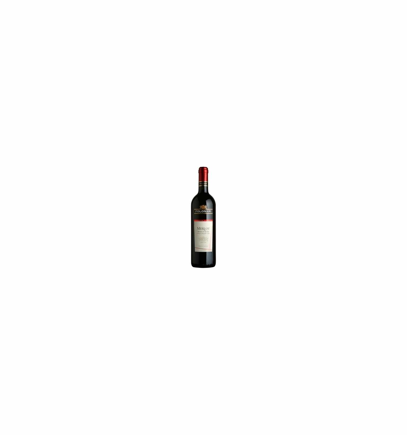 Vin rosu sec, Merlot, Folonari Delle Venezie, 0.75, 12% alc., Italia