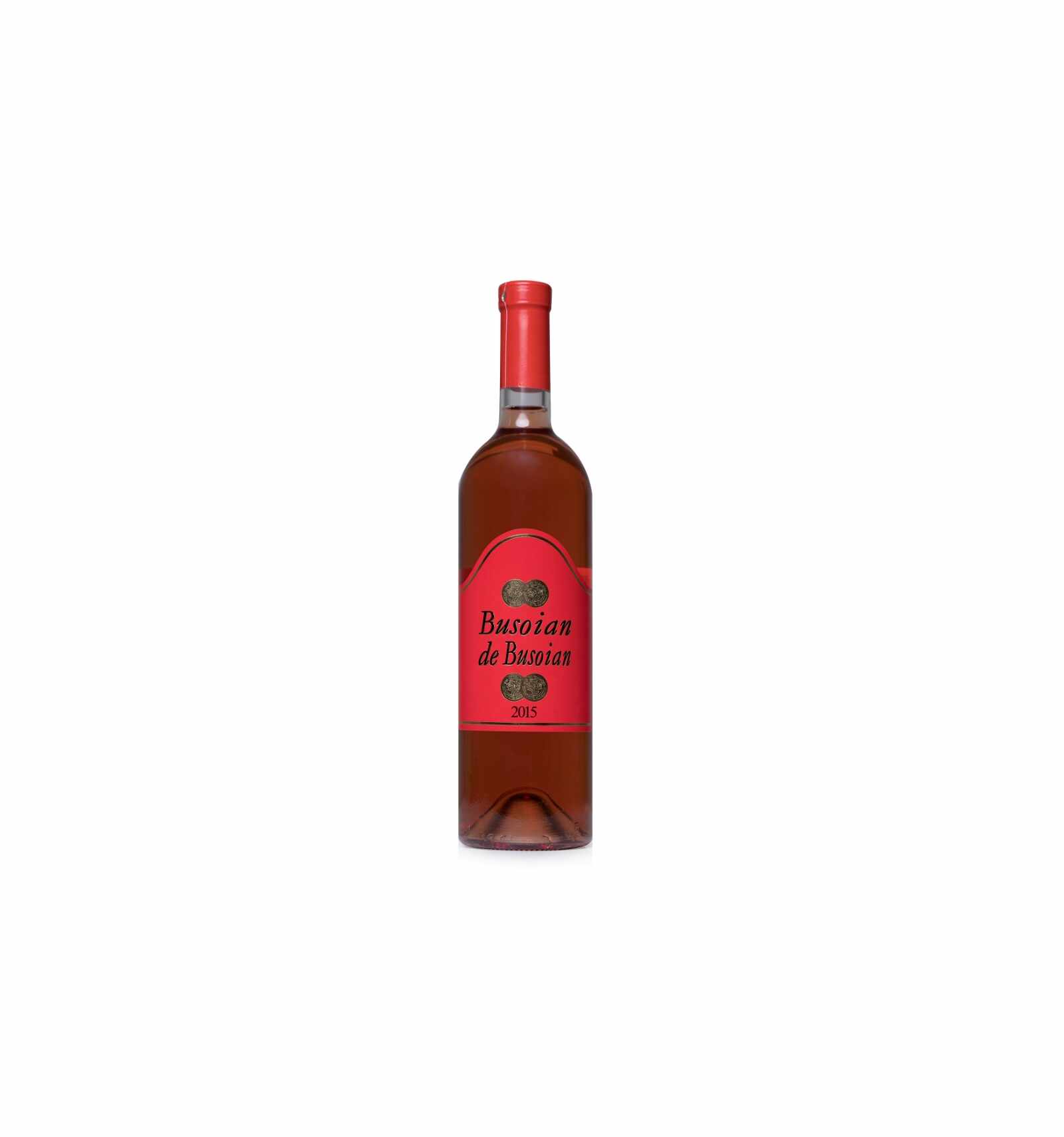Vin roze demidulce, Muscat, Busoian de Busoian, 0.75L, 12.5% alc., Romania