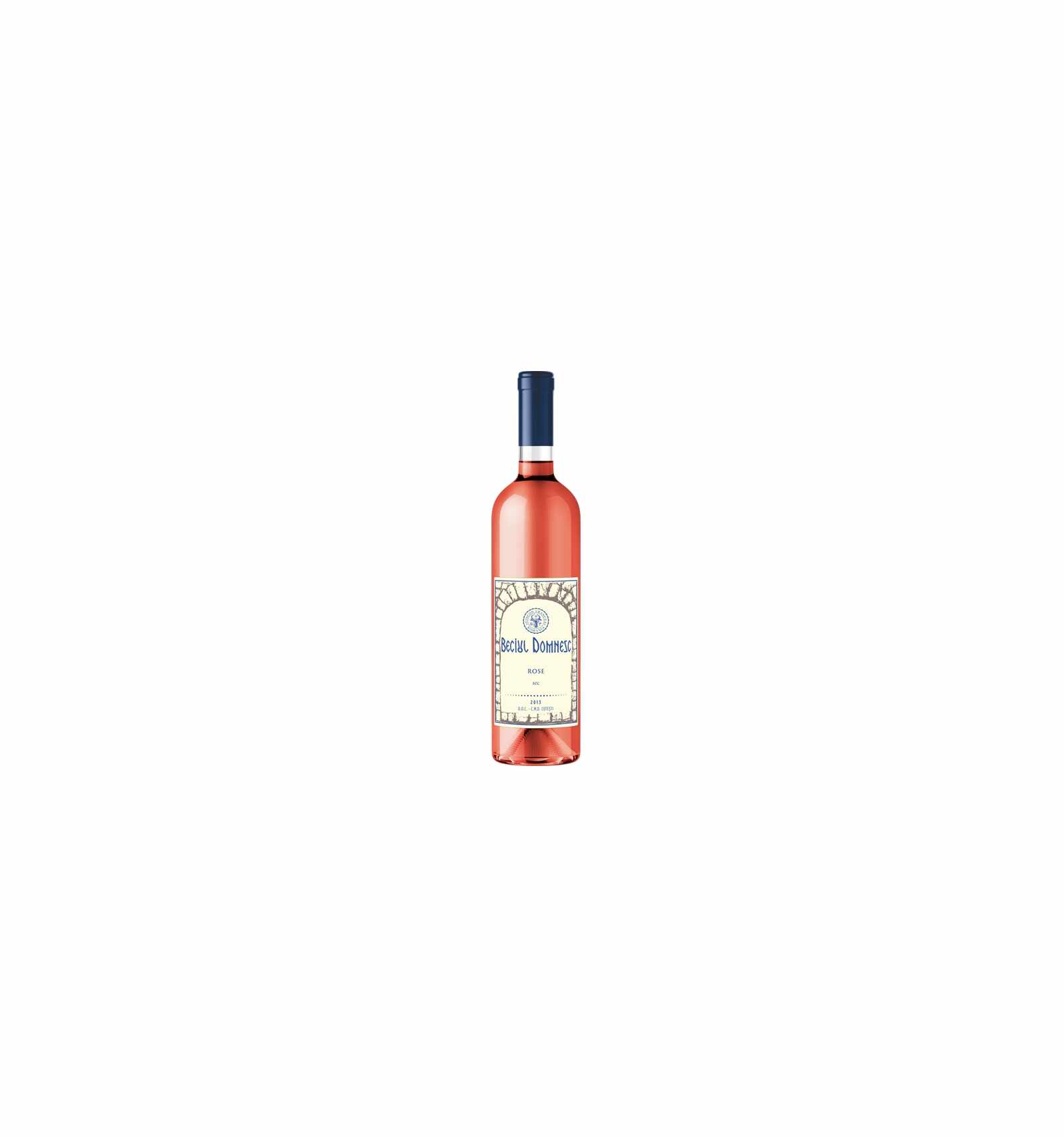 Vin roze sec, Beciul Domnesc Husi, 0.75L, 13% alc., Romania