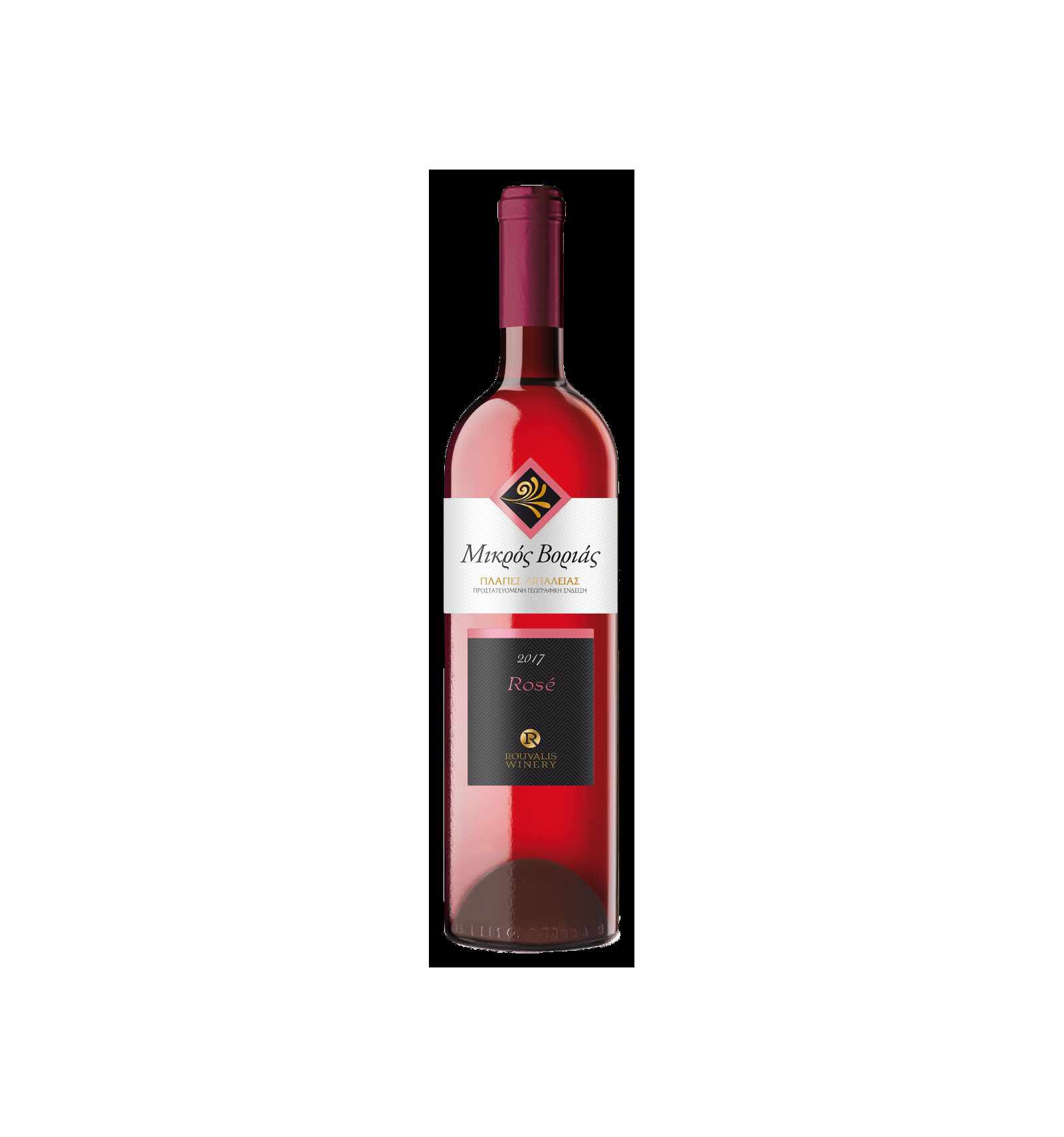 Vin roze, Syrah, Mikros Vorias Peloponnese, 0.75L, Grecia