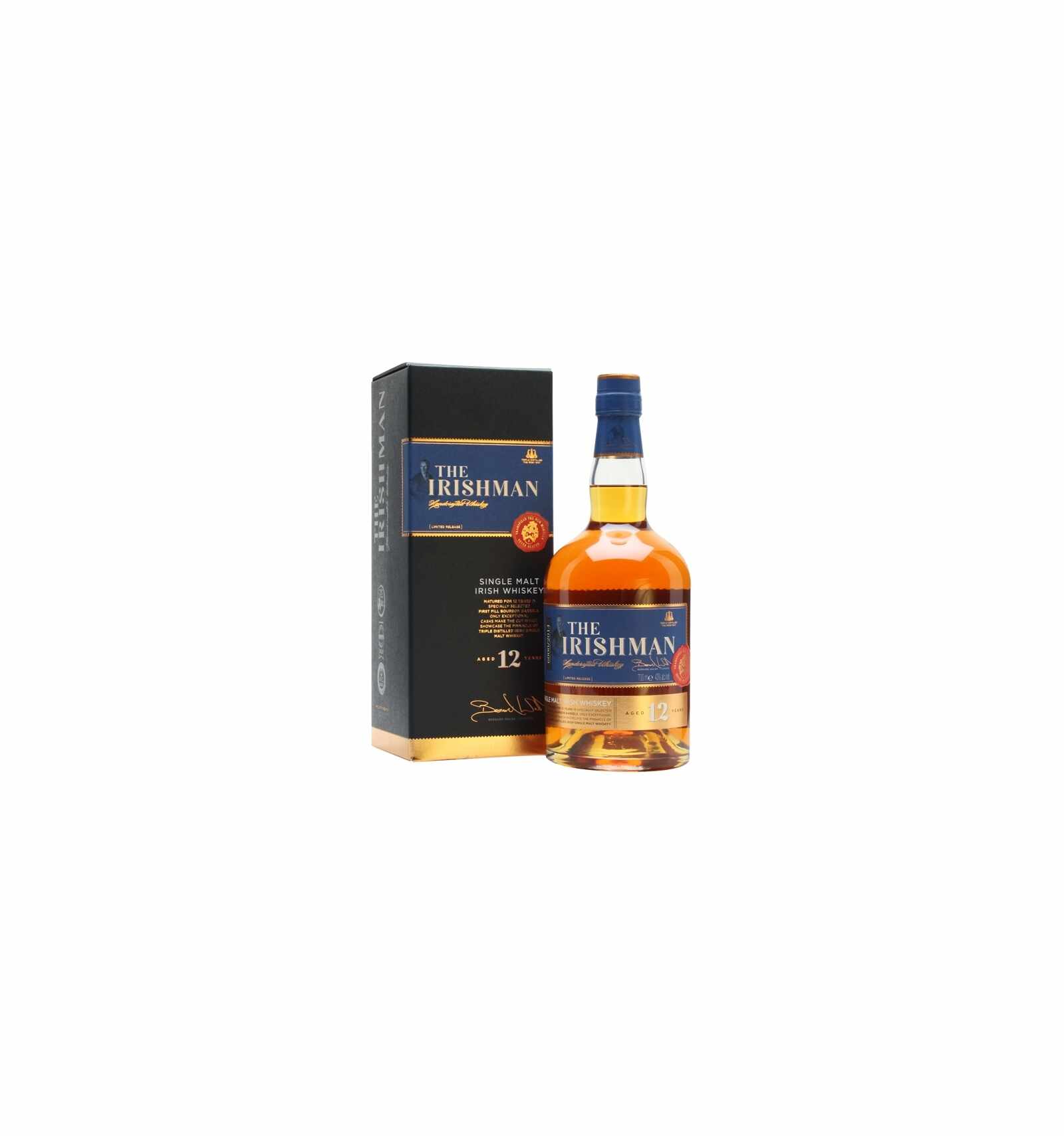 Whisky The Irishman, 12 ani, 43% alc., 0.7L, Irlanda