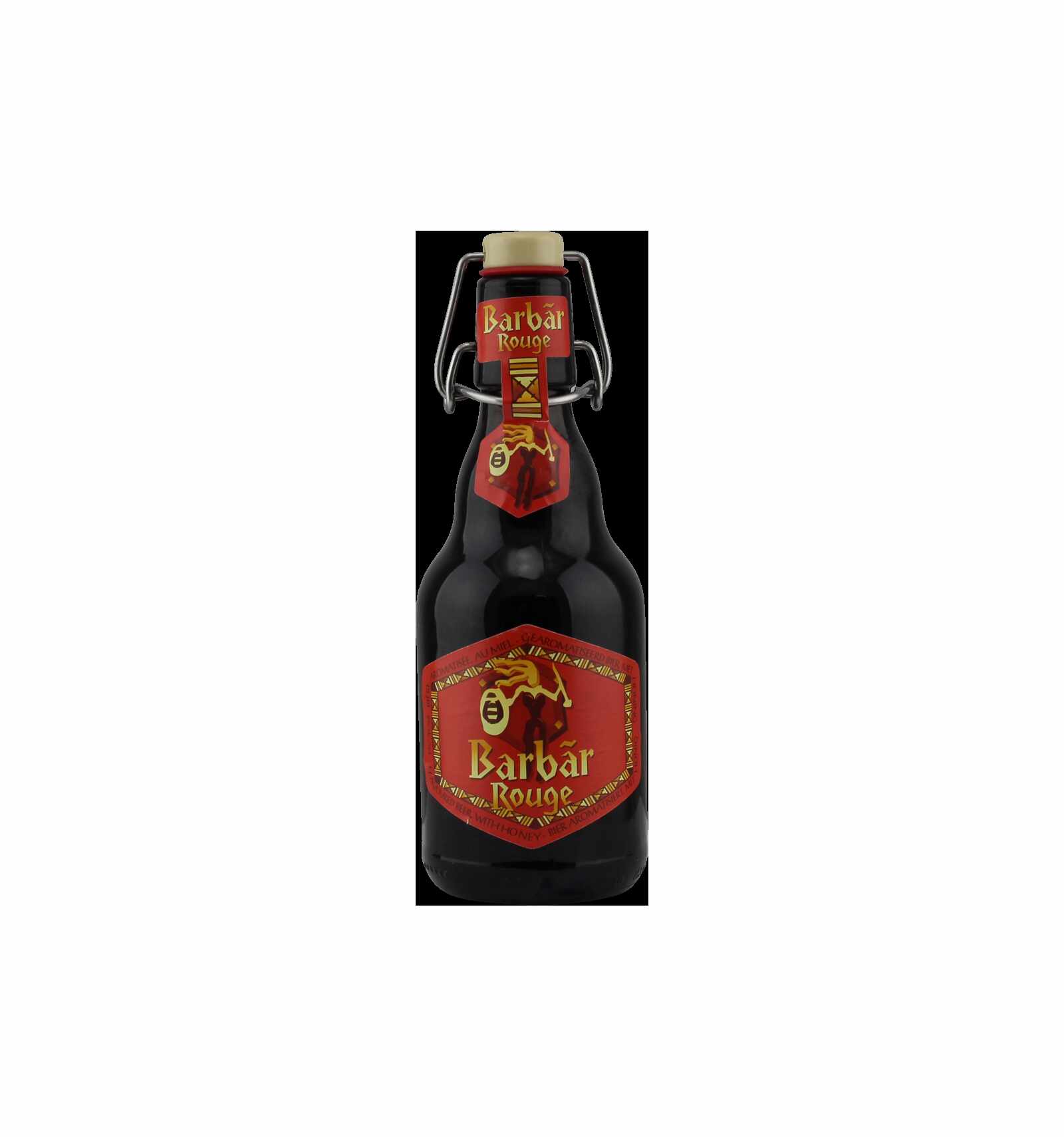 Bere bruna Barbar Rouge, 8% alc., 0.33L, Belgia