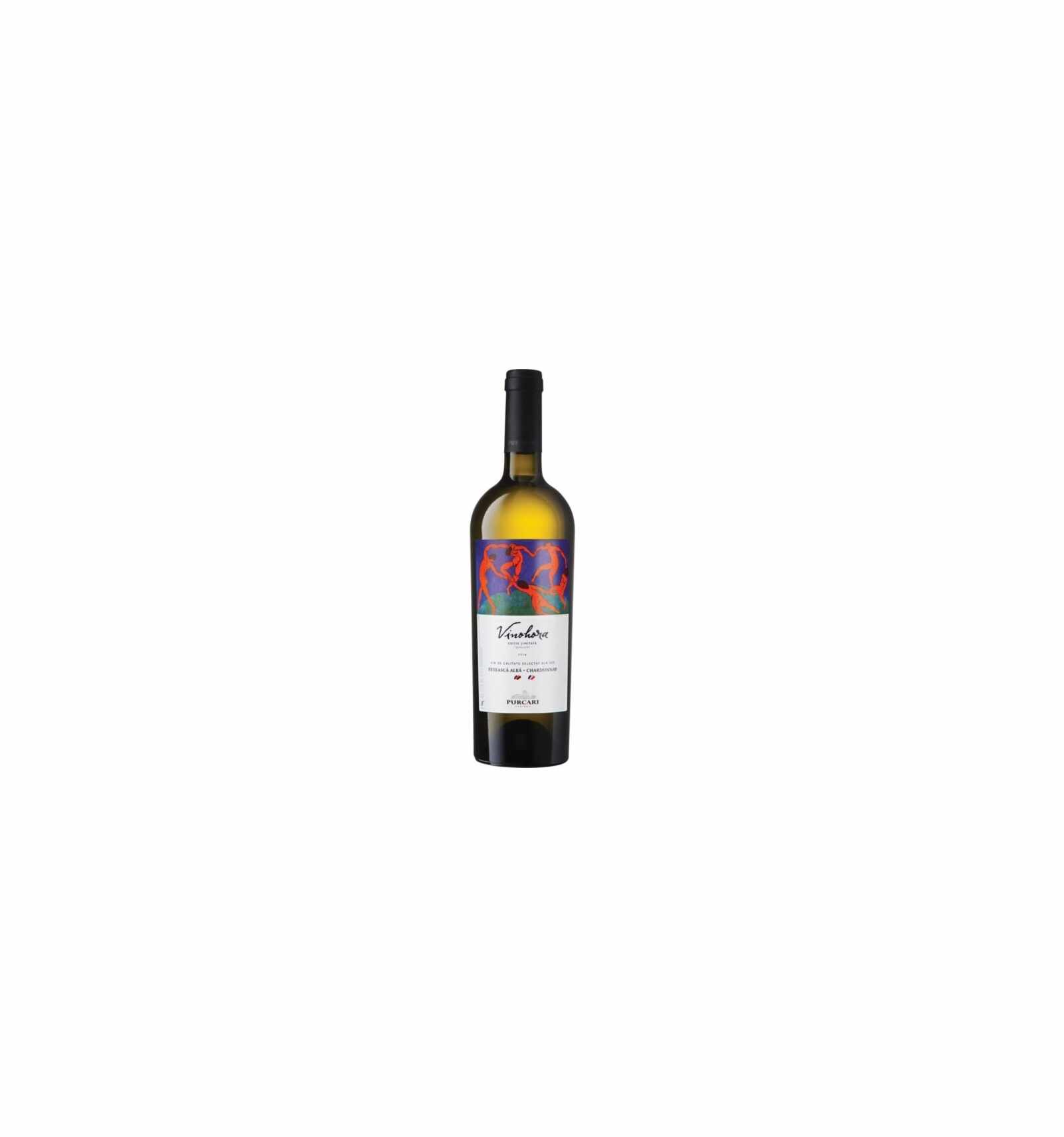 Vin alb sec, Feteasca Alba-Chardonnay, Purcari Vinohora Stefan Voda, 0.75L, 13.5% alc., Republica Moldova