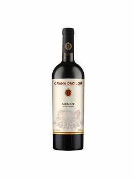 Vin rosu demidulce Crama Dacilor Merlot, 0.75 l