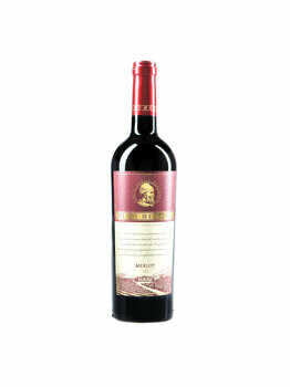 Vin rosu sec Budureasca Premium Merlot, 0.75 l