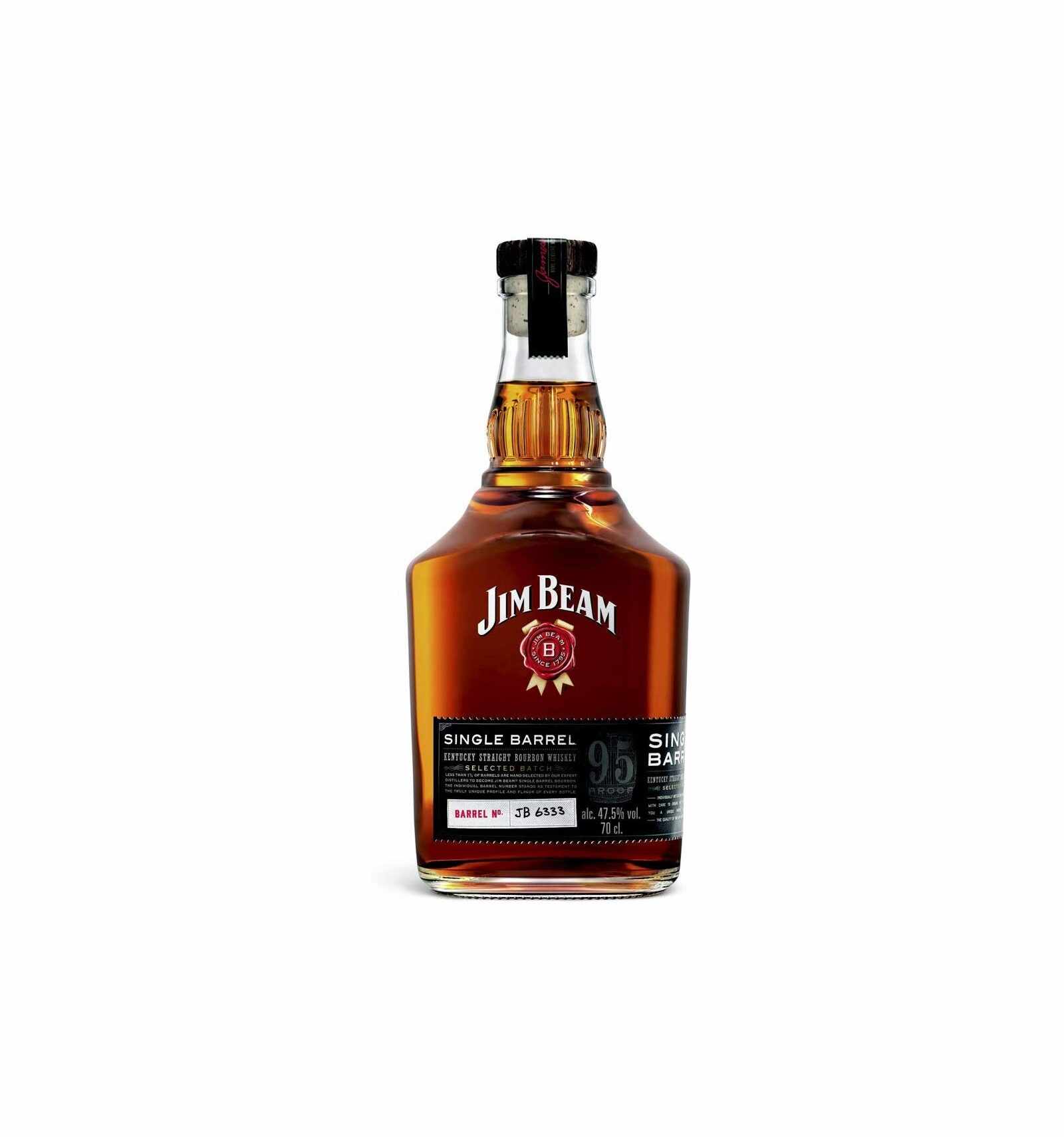 Whisky Bourbon Jim Beam Single Barrel, 47.5% alc., 0.7L