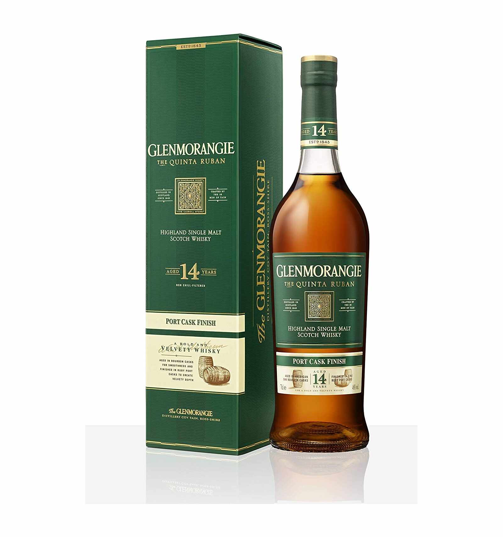 Whisky Glenmorangie Quinta Ruban, 14 ani, 46% alc., 0.7L, Scotia