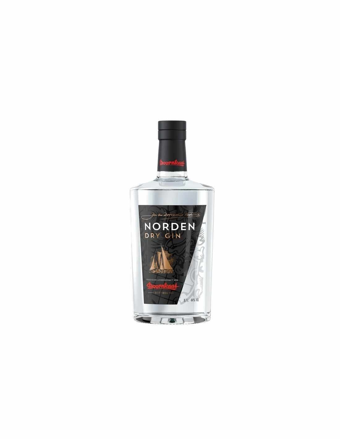 Gin Norden Dry By Doornkaat, 44% alc., 0.7L, Germania