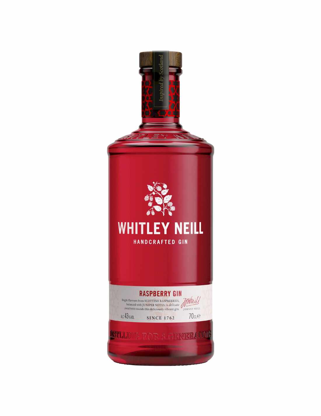 Gin Whitley Neill Raspberry, 43% alc., 0.7L, Anglia