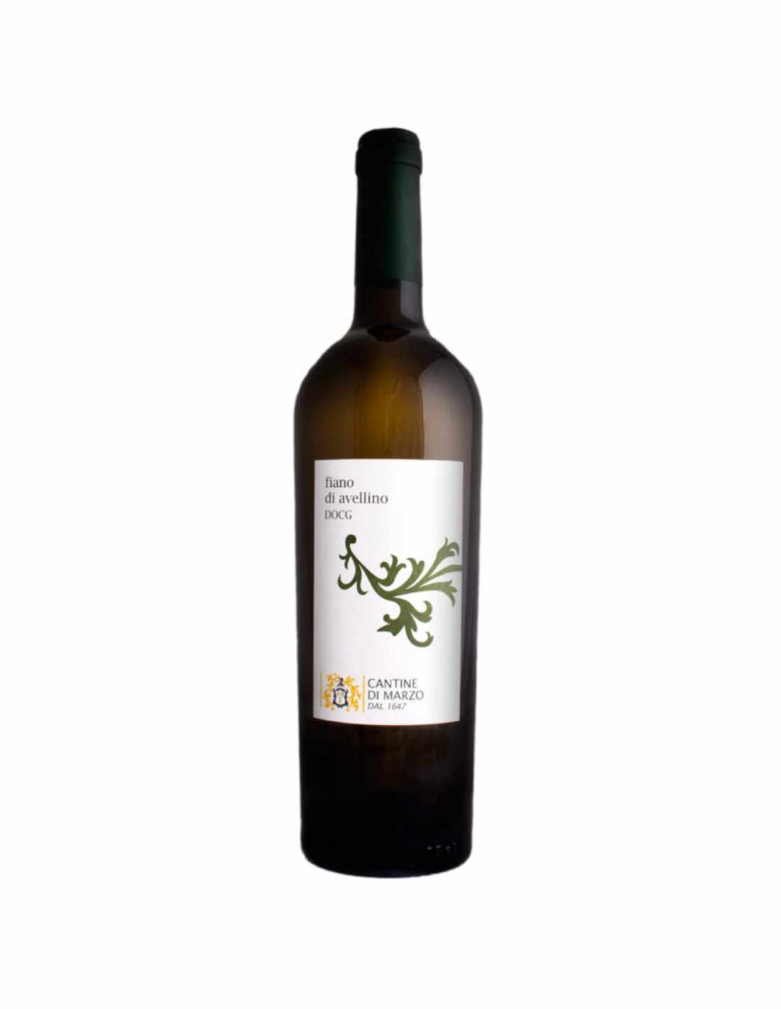 Vin alb sec Fiano di Avellino DOCG, Cantine di Marzo, 0.75L, 12.5% alc., Italia