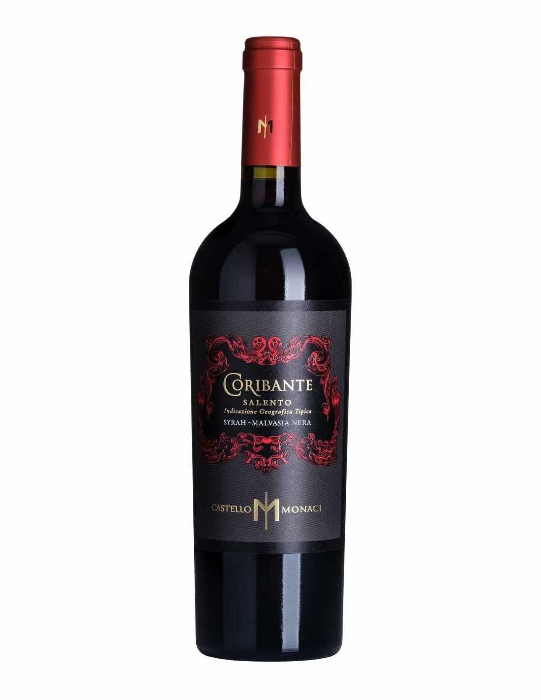 Vin rosu sec Castello Monaci Coribante Salento, 0.75L, 14.5% alc., Italia
