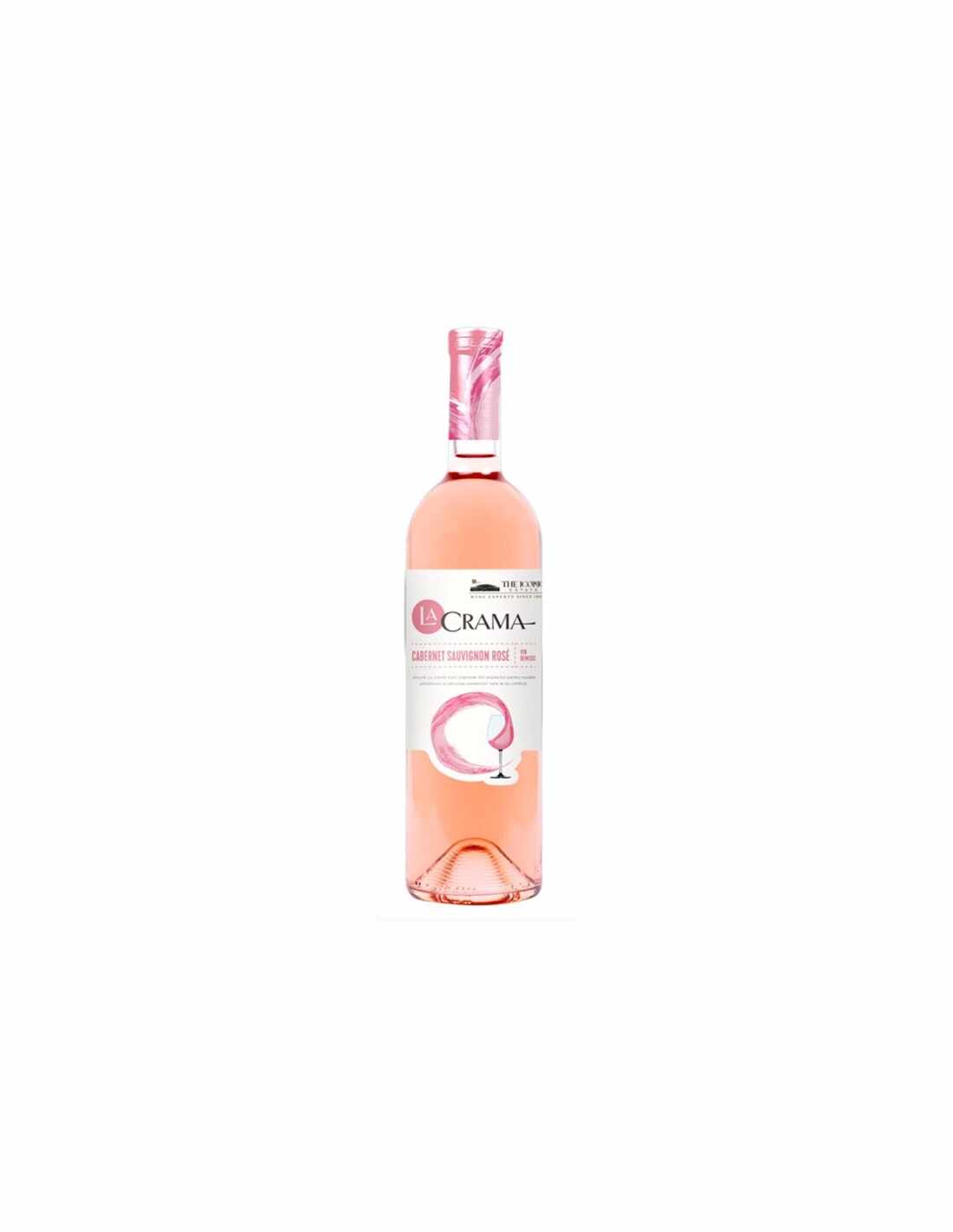 Vin roze demisec, Cabernet Sauvignon, La Crama, 0.75L, 13% alc., Romania