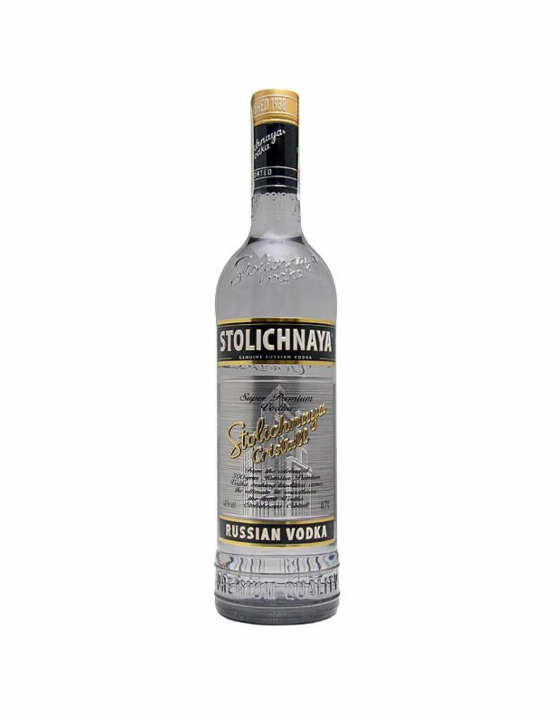 Vodca StoLichnaya Cristall, 0.7L, 40% alc., Rusia