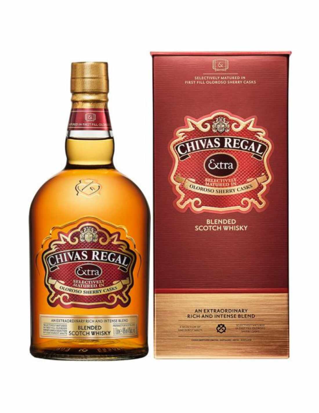 Whisky Chivas Regal 13 Years Extra Oloroso Sherry Cask, 0.7L, 40% alc., Scotia