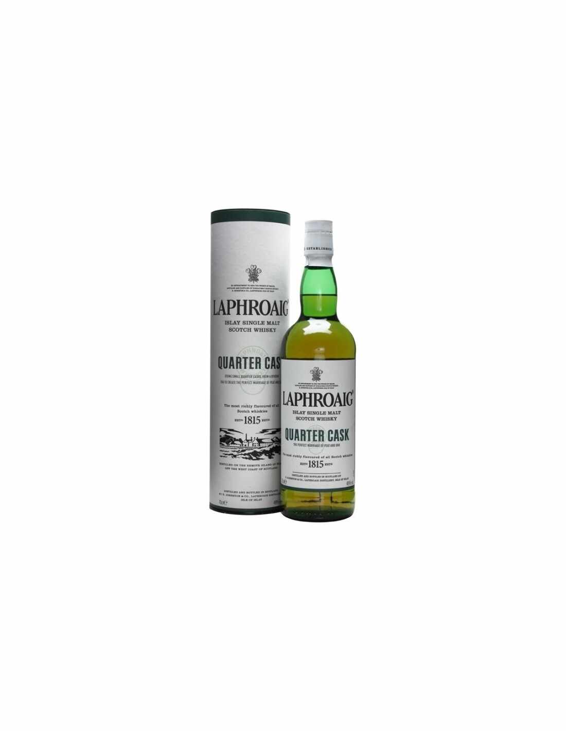 Whisky Laphroaig Quarter Cask, 0.7L, 48% alc., Scotia