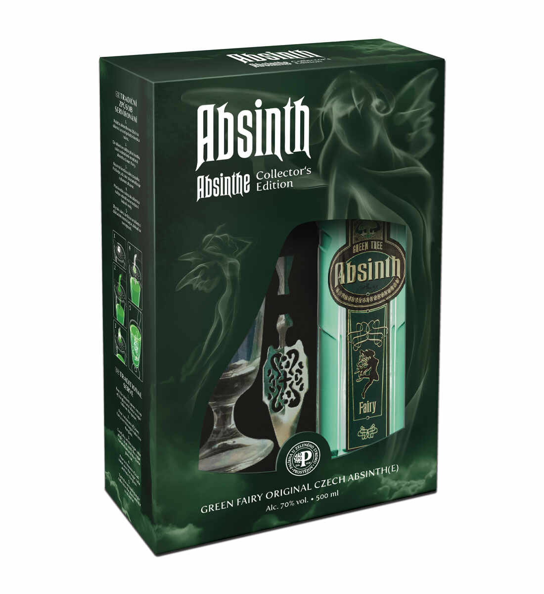 Green Tree Absinth Classic Bohemian Gift Set 0.5L