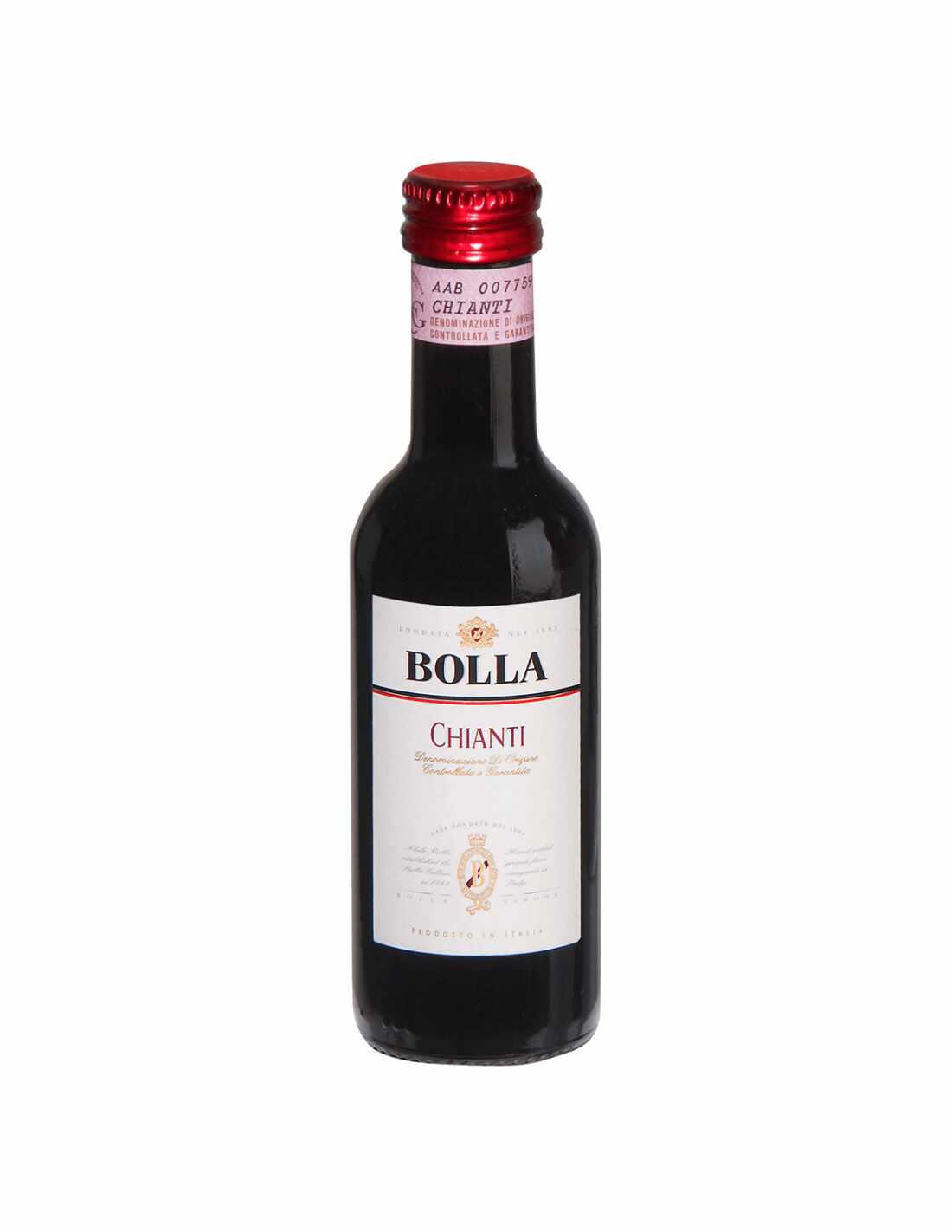 Vin rosu sec Bolla Chianti DOCG, 0.187L, 12.5% alc., Italia