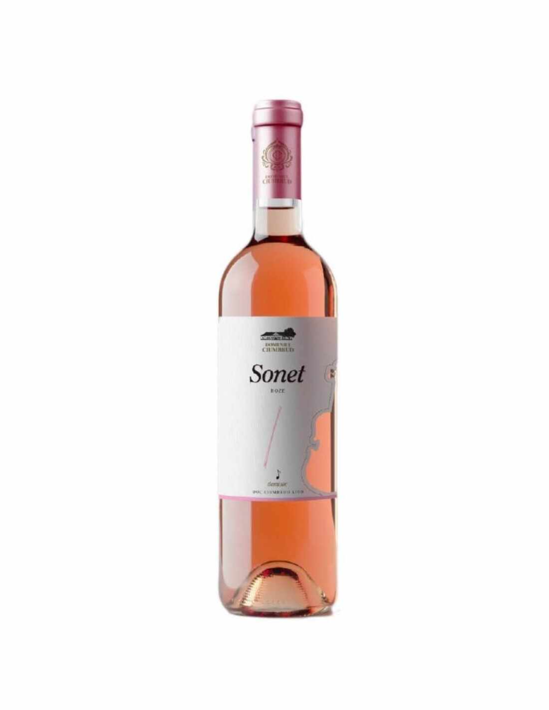 Vin rose demisec, Pinot Noir & Feteasca Neagra, Sonet, Ciumbrud, 0.75L, 13% alc., Romania