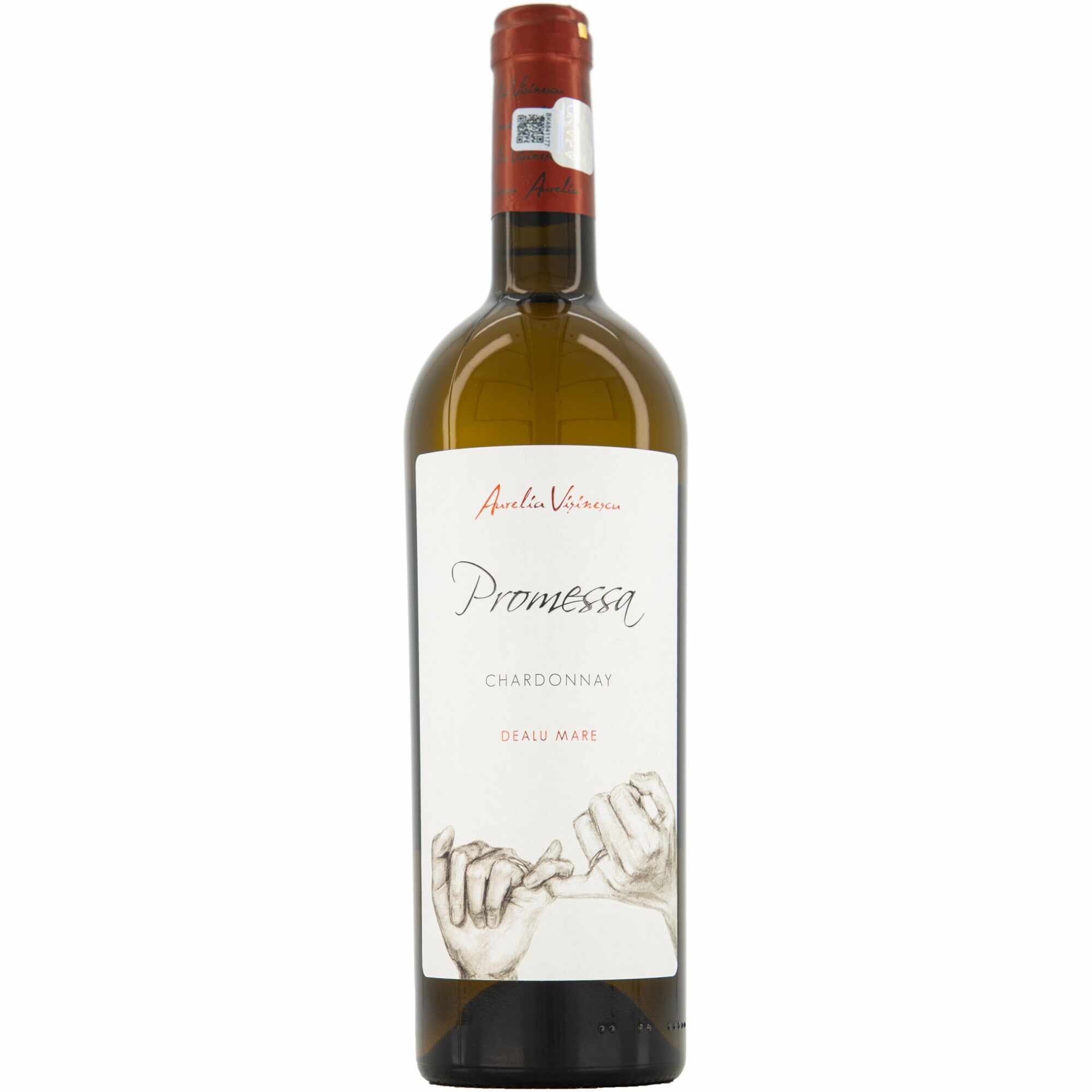 Vin Alb Aurelia Visinescu Promessa Chardonnay Sec, 0.75l