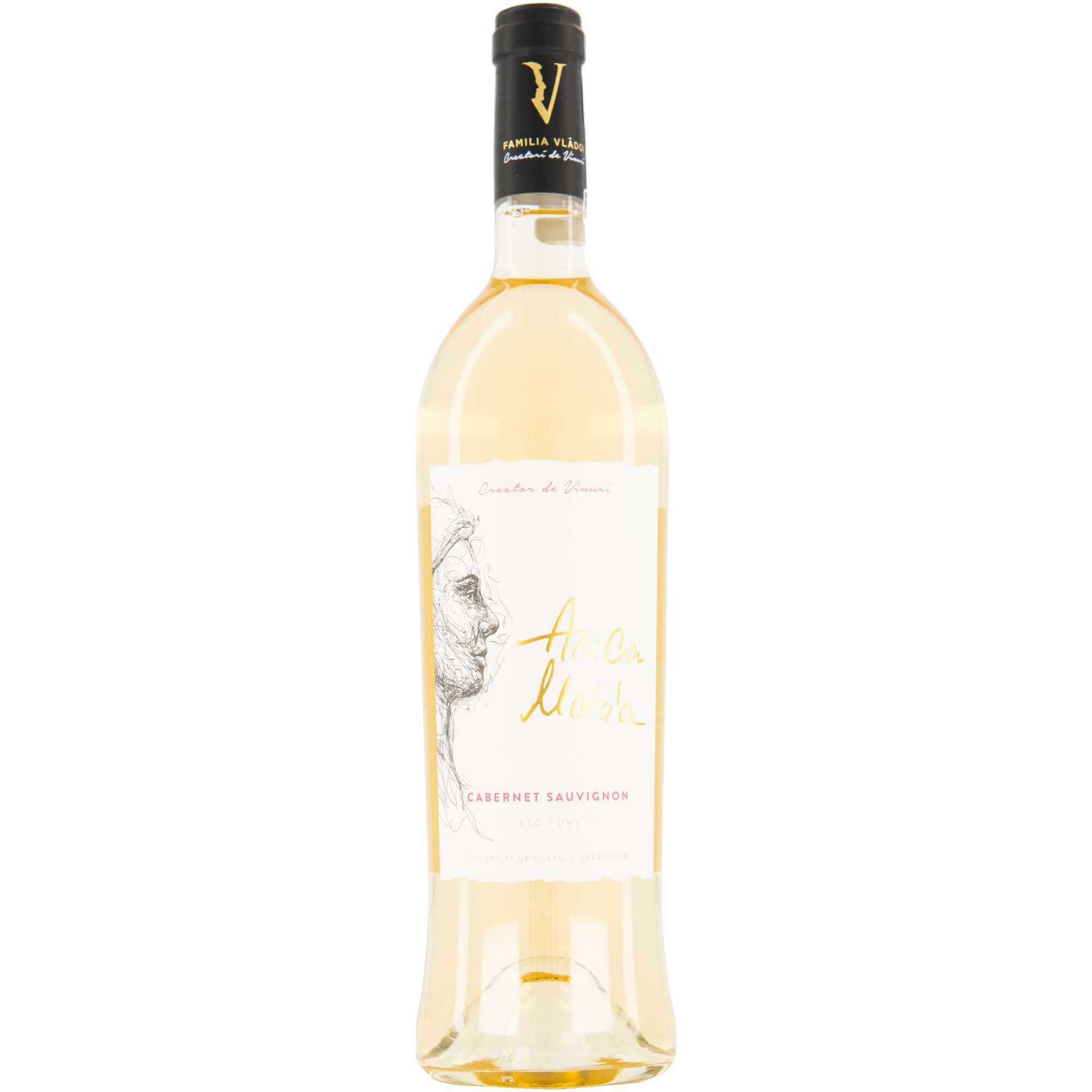Vin Alb Familia Vladoi Anca Maria, Cabernet Sauvignon In Blanc, Sec, 0.75l