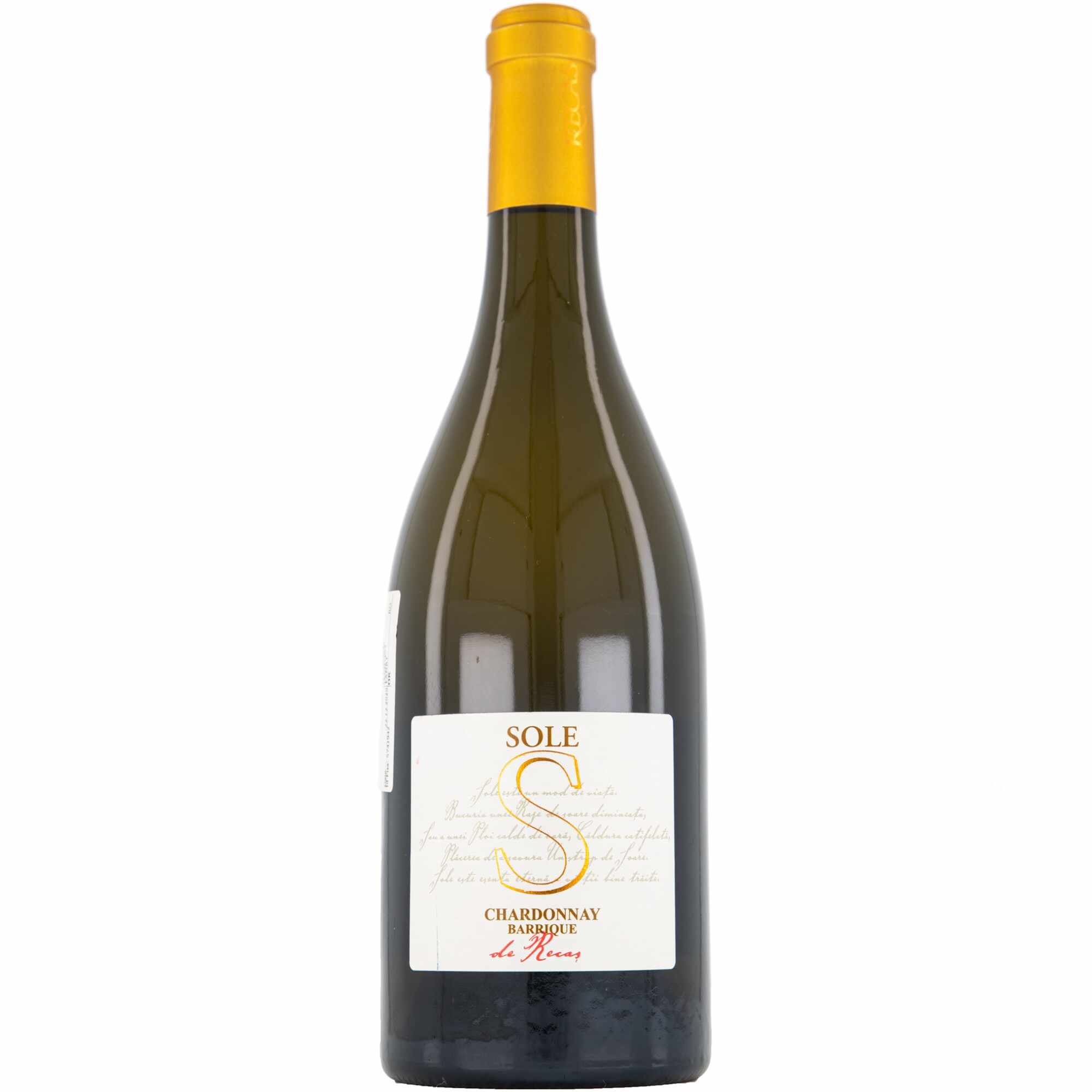 Vin Alb Recas Sole Chardonnay Sec 0.75l