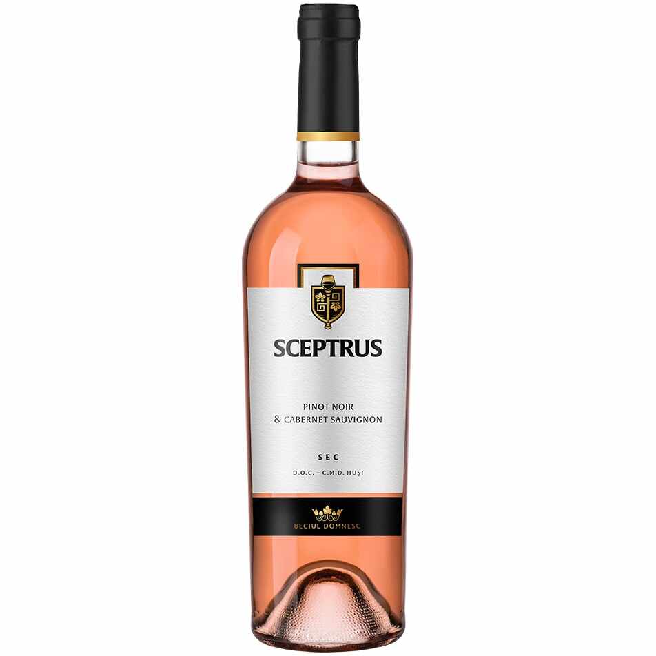 Vin Rose Sceptrus, Pinot Noir & Cabernet Sauvignon, Sec, 0.75l