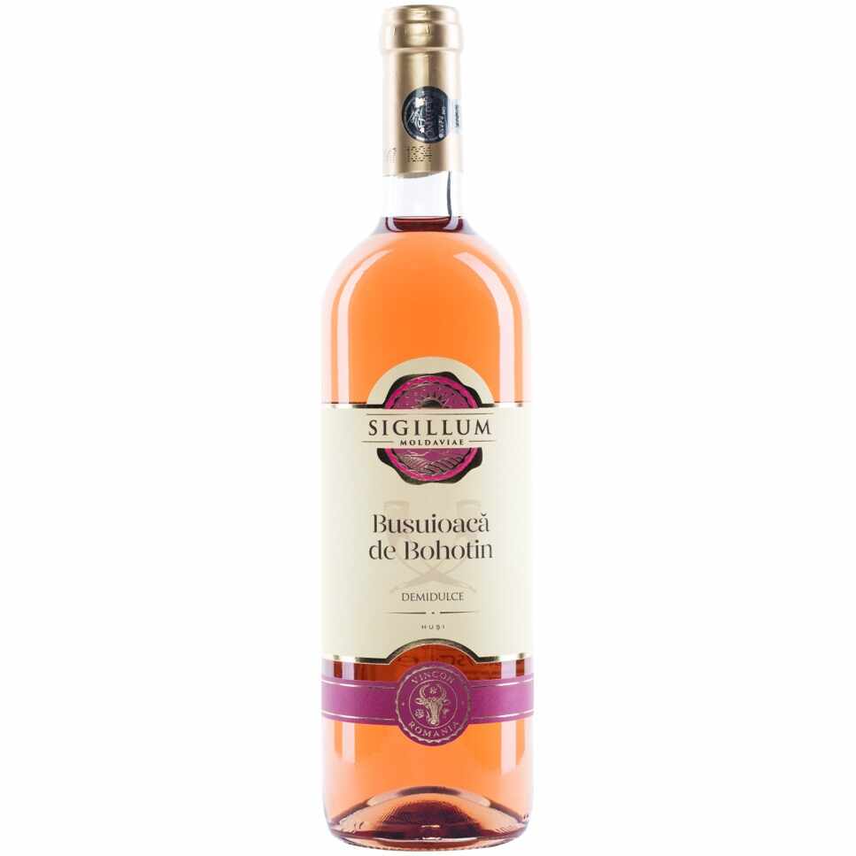 Vin Rose Sigillum Moldaviae, BusuioacÄƒ de Bohotin, Demidulce, 0.75l
