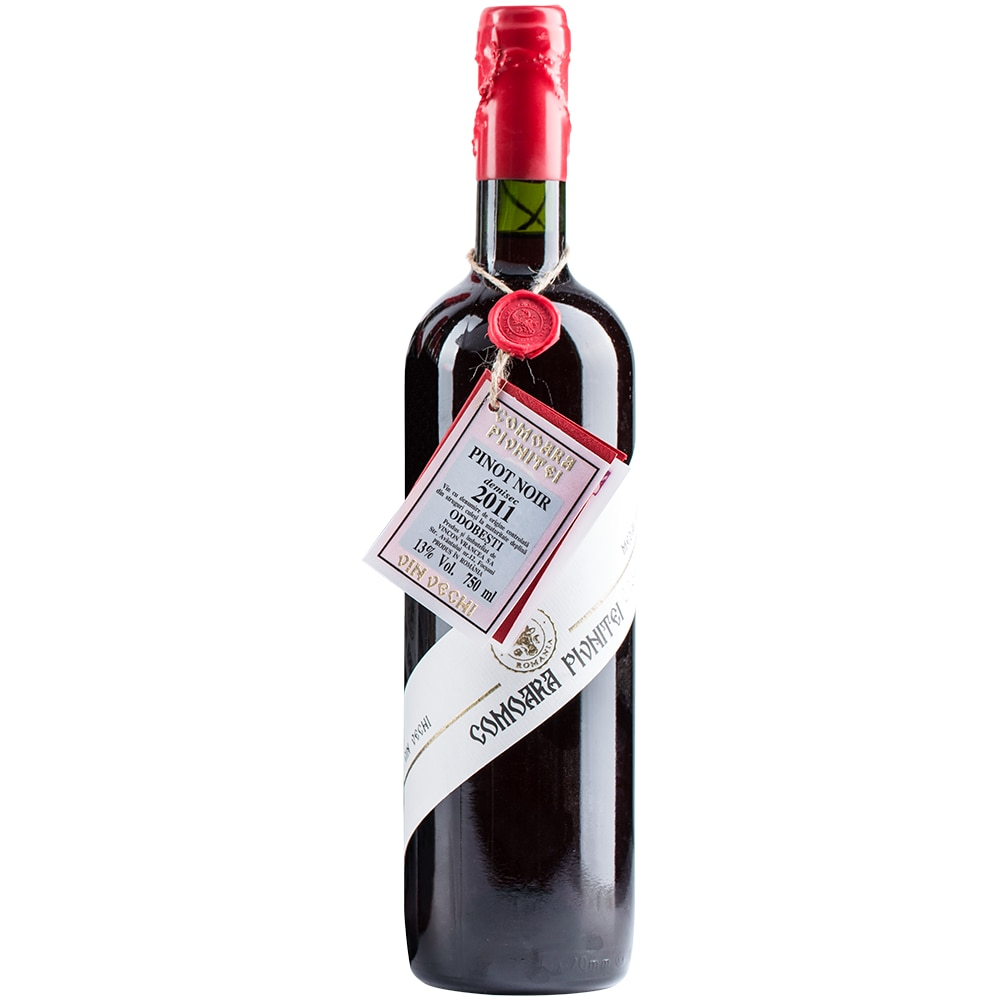 Vin Rosu Comoara Pivnitei Pinot Noir, Demisec, 0.75l