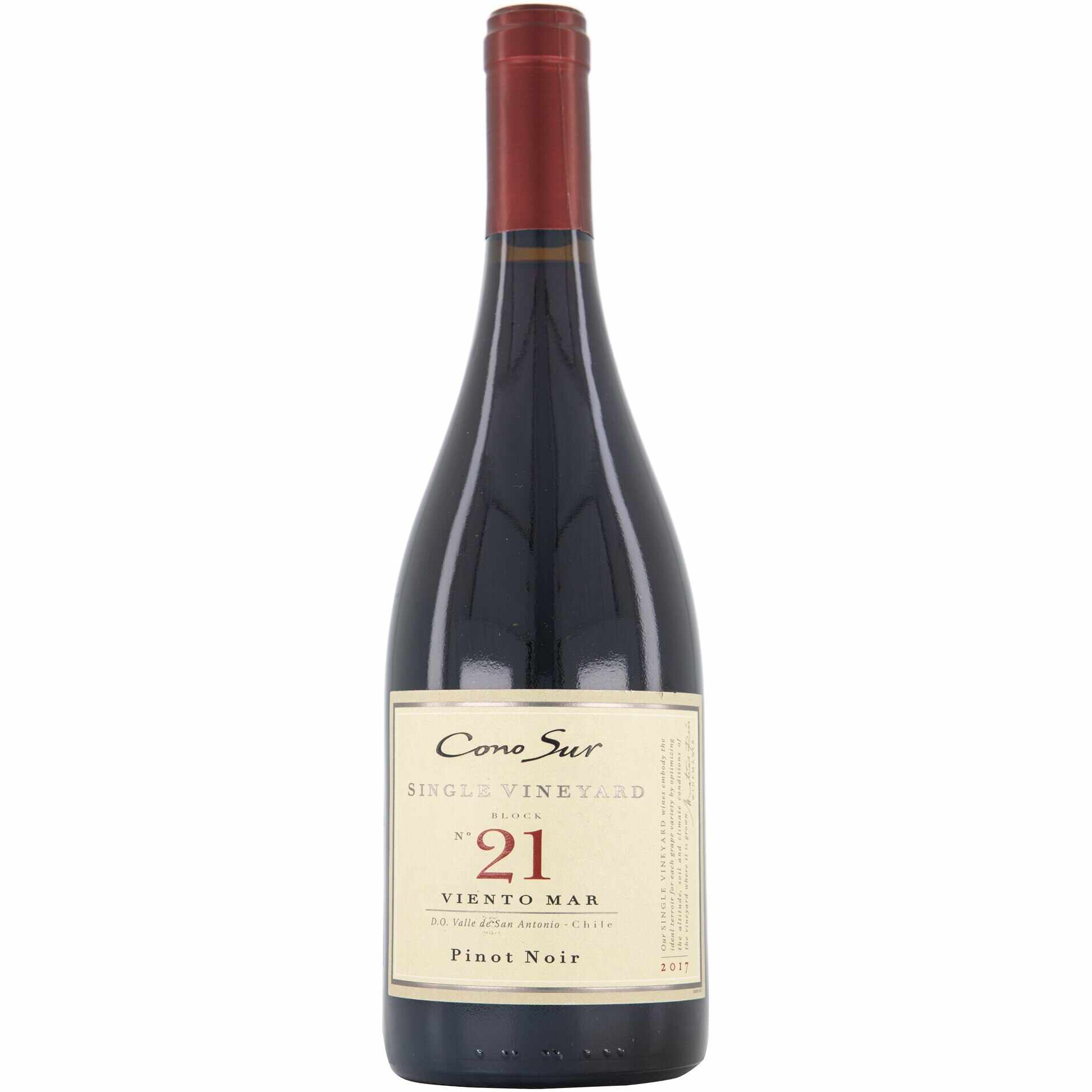 Vin Rosu Cono Sur Single Vineyard Pinot Noir, 14%, 0.75l
