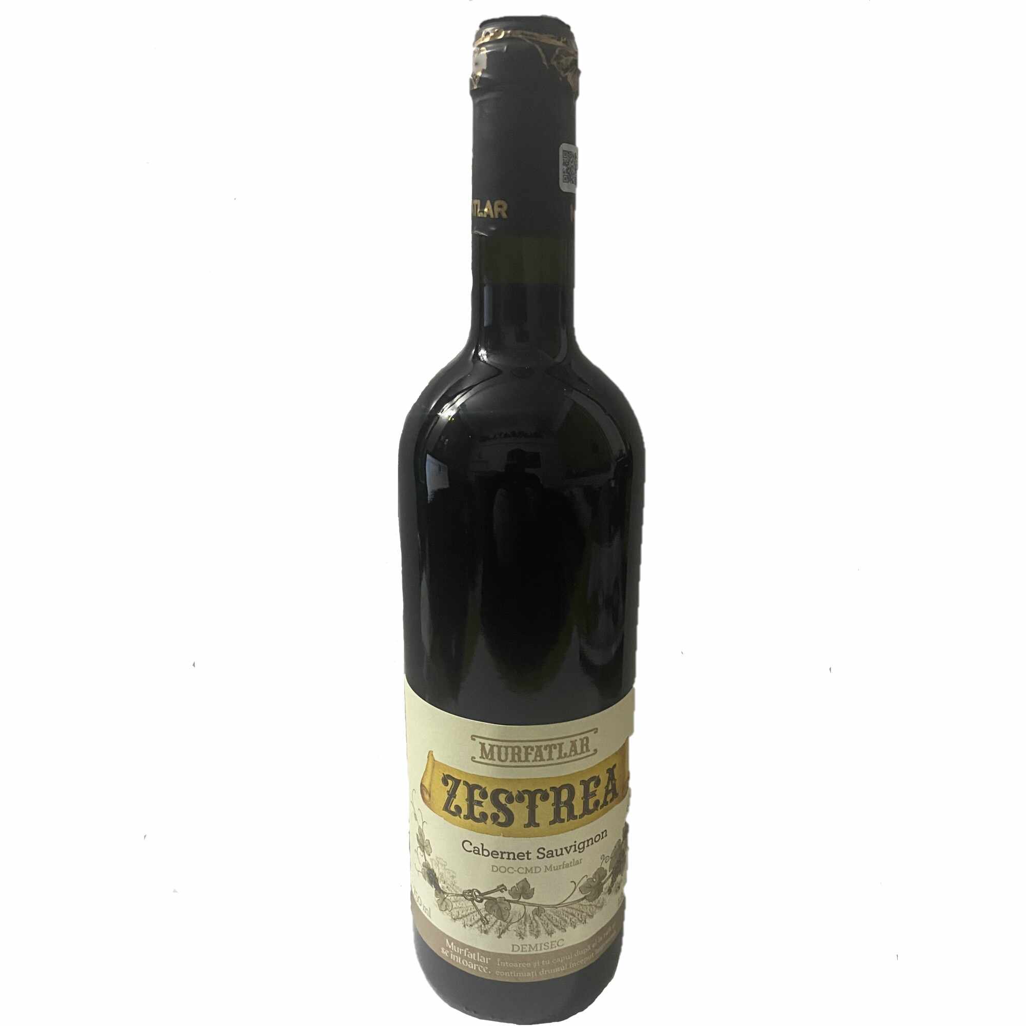 Vin rosu Zestrea Cabernet Sauvignon productie an 2020, 750 ml, 12,5%vol, demisec DOC-CMD Murfatlar