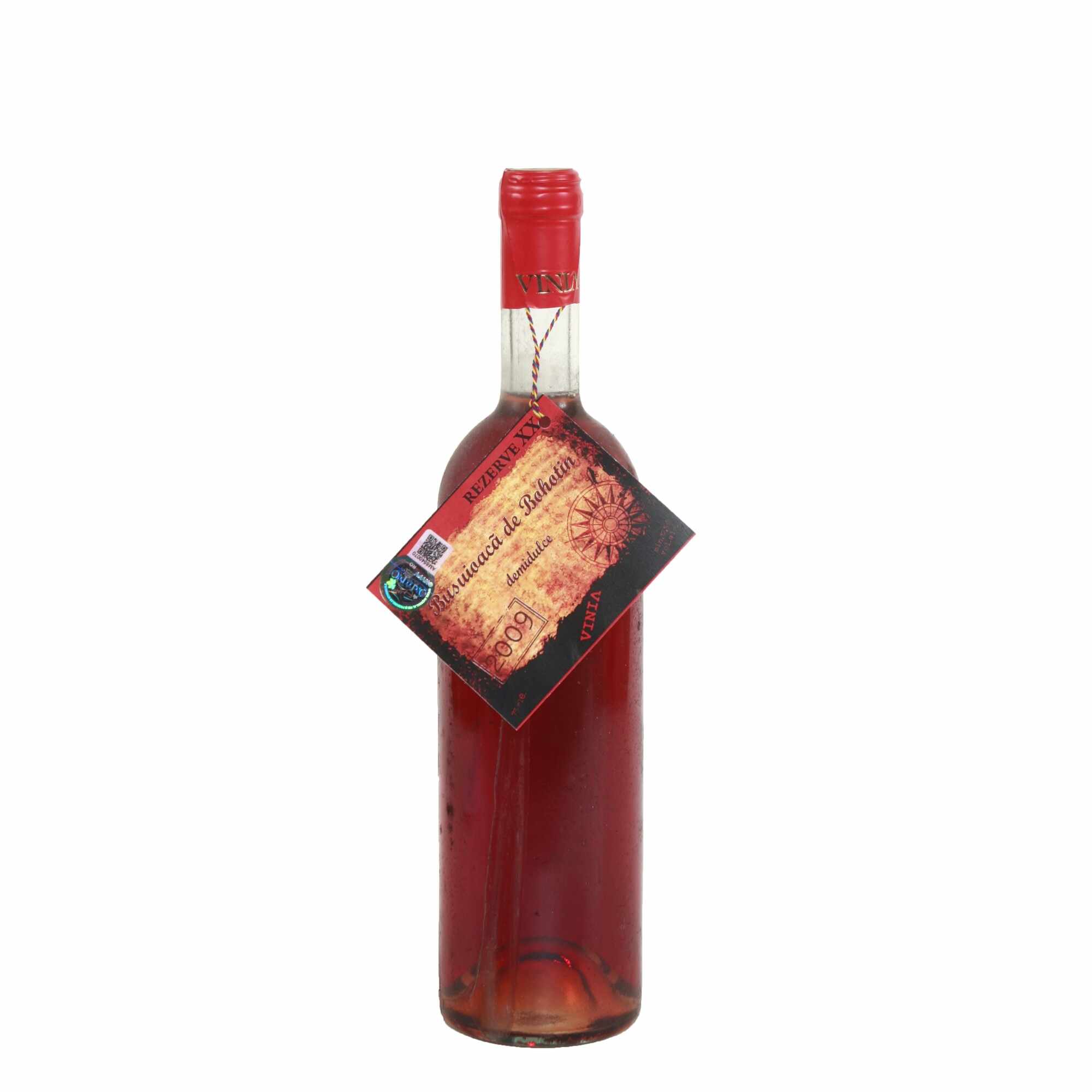 Vin roze,Busuioaca Bohotin, 2009,Podgoria Bohotin, demi dulce, Vinia, 0.75 l