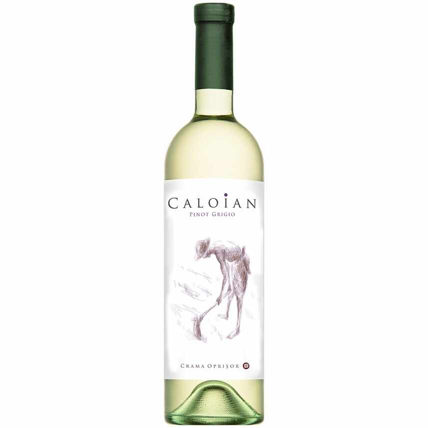 Vin Alb Caloian Pinot Grigio, Sec, 0.75l
