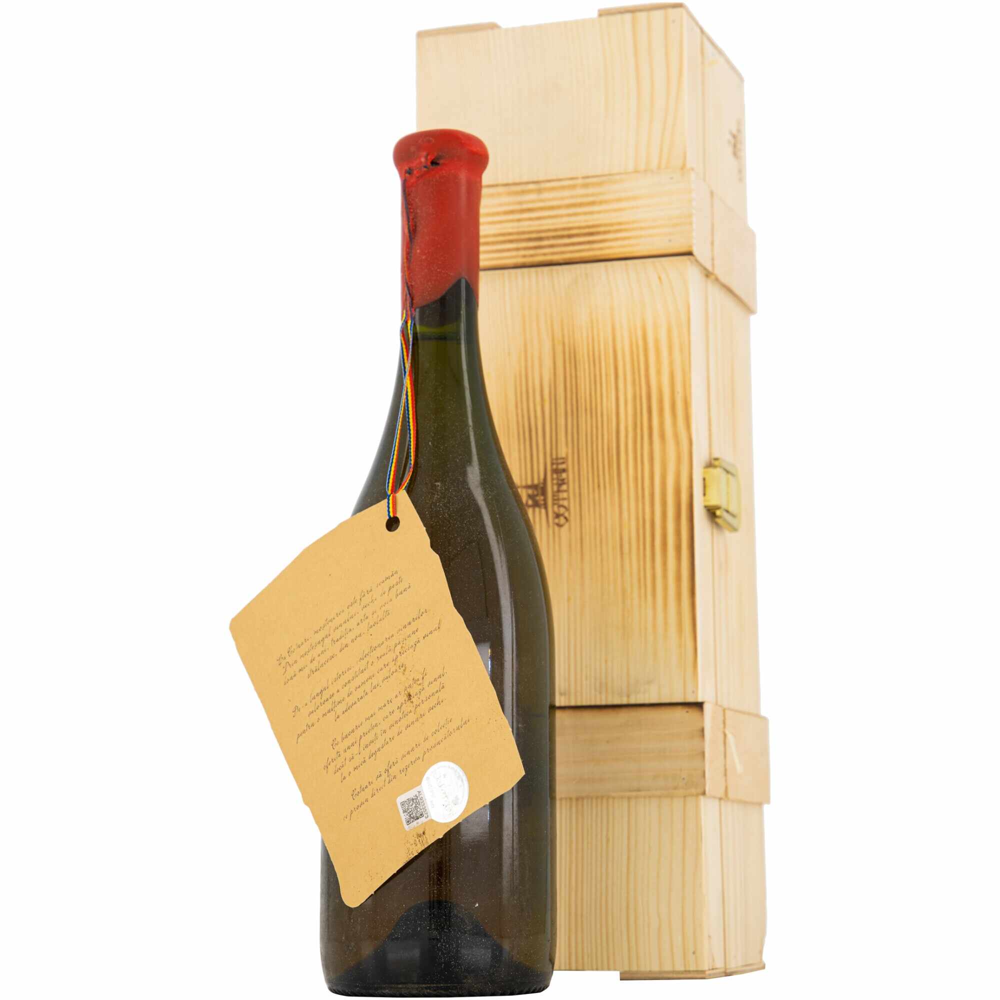 Vin Alb de Vinoteca Grasa de Cotnari, 2000, Dulce, 12%, 0.75l, Cutie de lemn