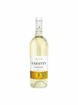 Vin alb sec Basavin Gold Chardonnay, 0.75 l