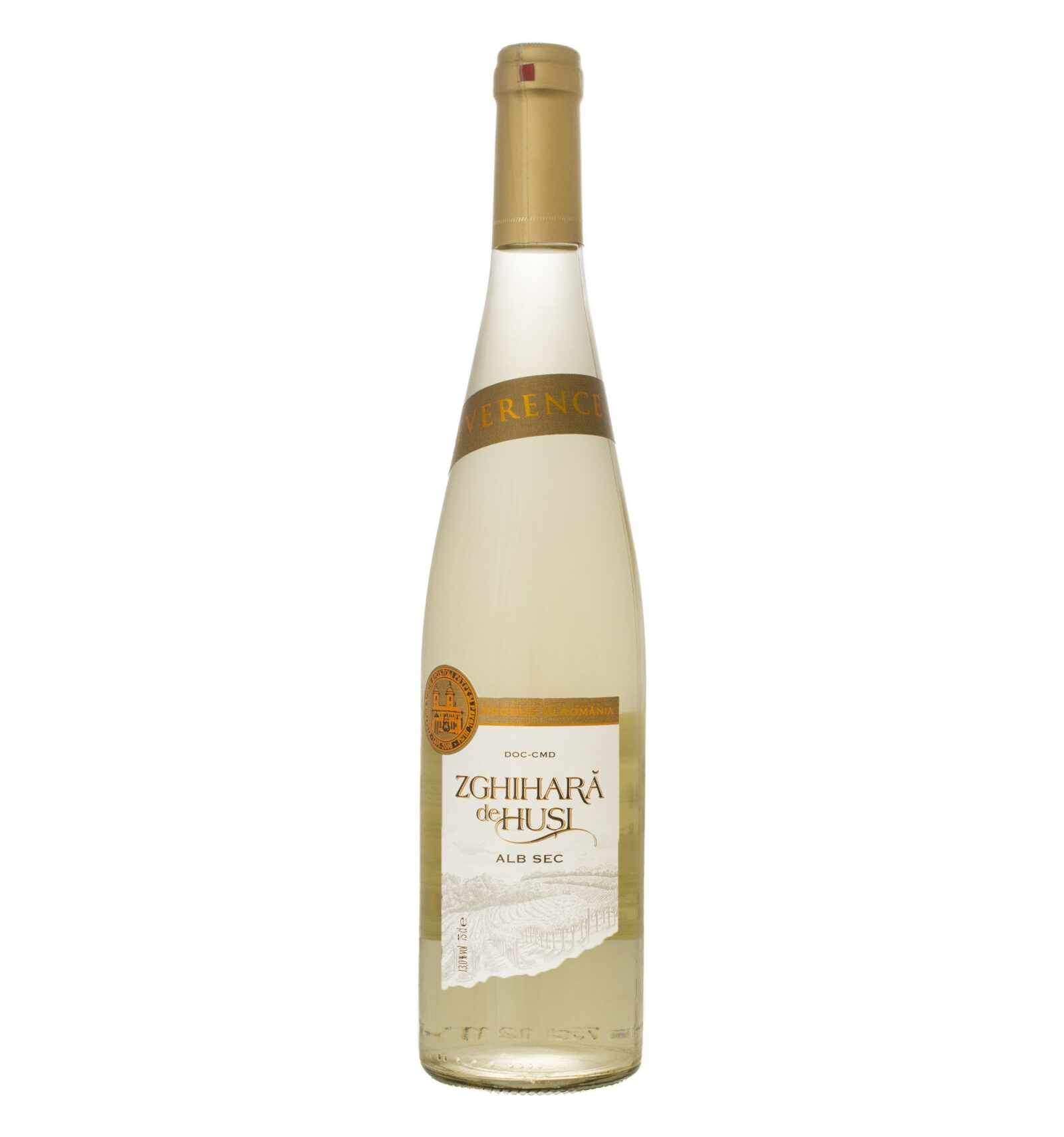 Vin alb sec, Zghihara De Husi, 13% alc., 0.75L, Romania