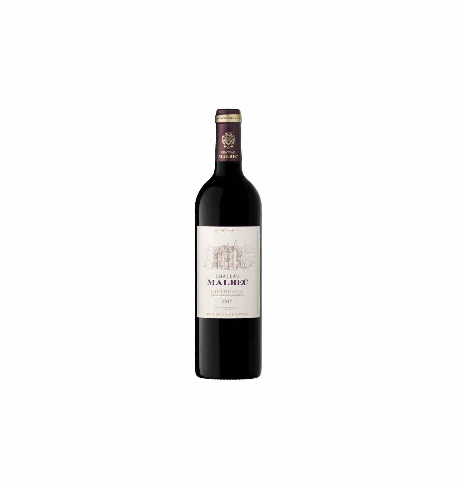 Vin rosu, Cupaj, Chateau Malbec Bordeaux, 13.5% alc., 0.75L, Franta