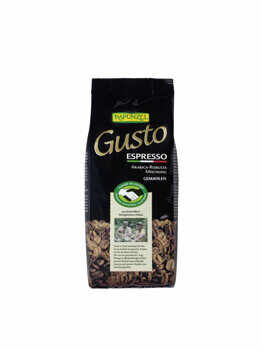 Cafea bio Gusto Espresso macinata Rapunzel, 250 grame