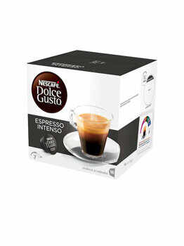 Capsule cafea, Nescafe, Espresso Intenso, 16 capsule, intensitate 7, compatibile cu sistemul DolceGusto