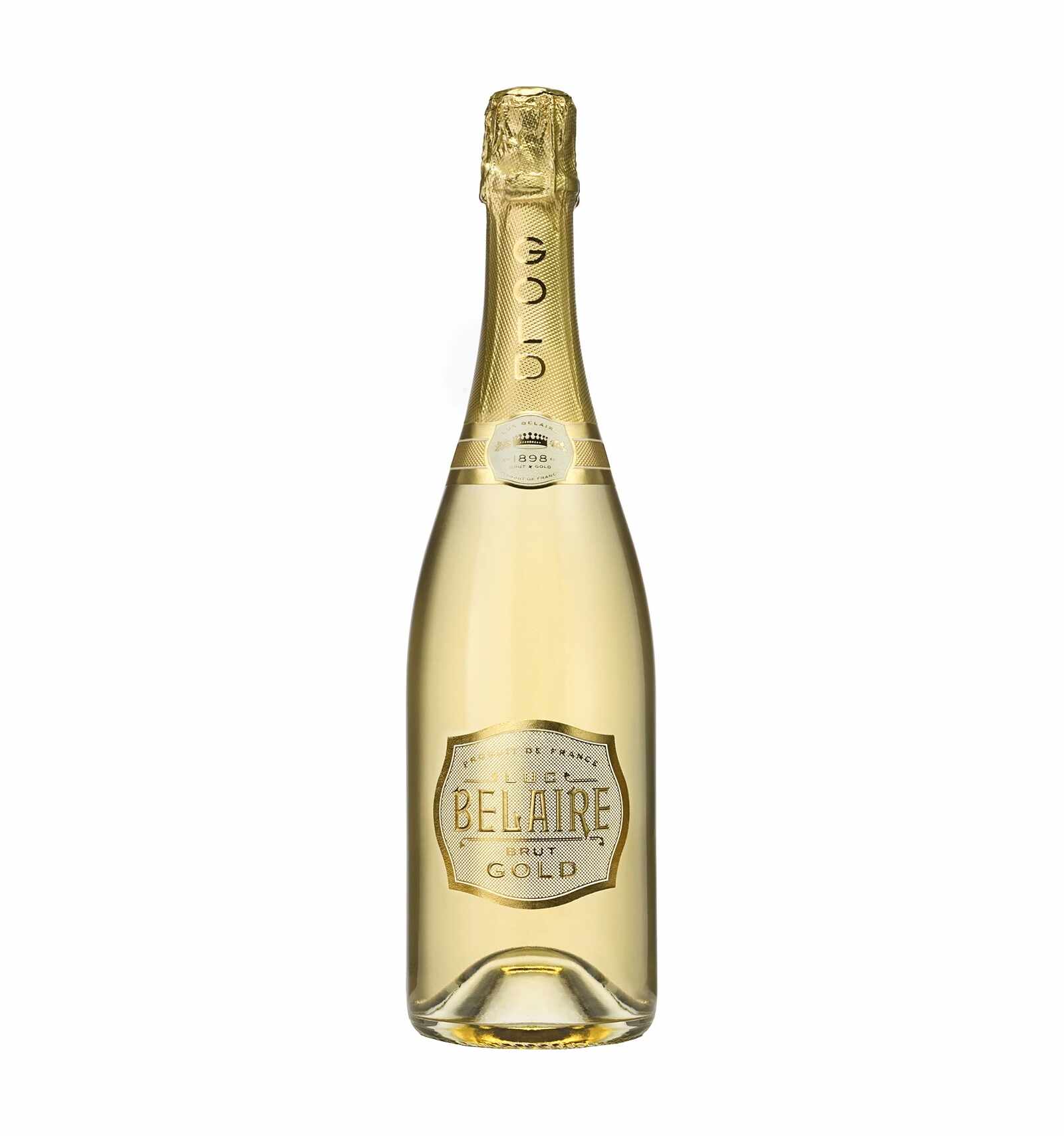 Vin spumant Luc Belaire Gold Brut, 12.5% alc., 0.75L, Franta