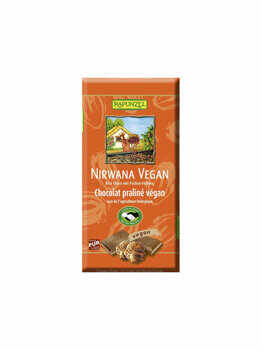 Ciocolata bio Vegana Nirwana Rapunzel, 100 grame
