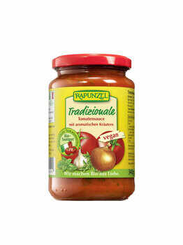 Sos vegan de tomate Traditional Rapunzel, 340 grame