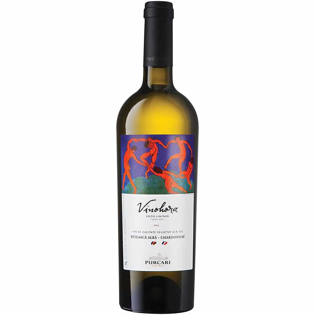 Vin alb - Purcari, Vinohora, Feteasca alba si Chardonnay, sec, 2017 | Purcari