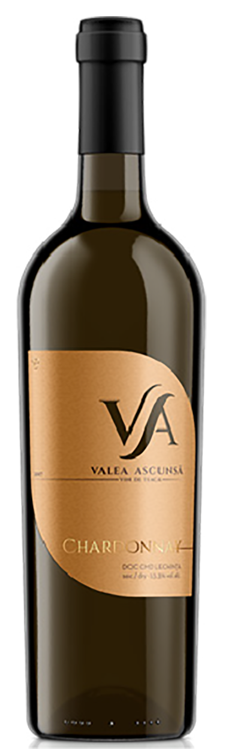 Vin alb - Valea Ascunsa, Chardonnay, sec, 2017 | Valea Ascunsa