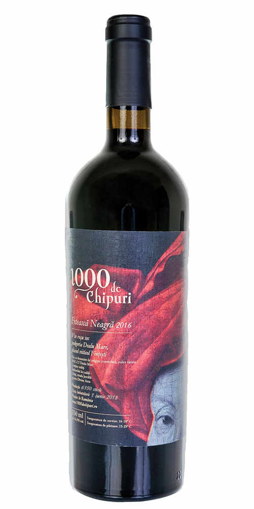 Vin rosu - 1000 de Chipuri / Feteasca Neagra, sec, 2017 | 1000 de chipuri